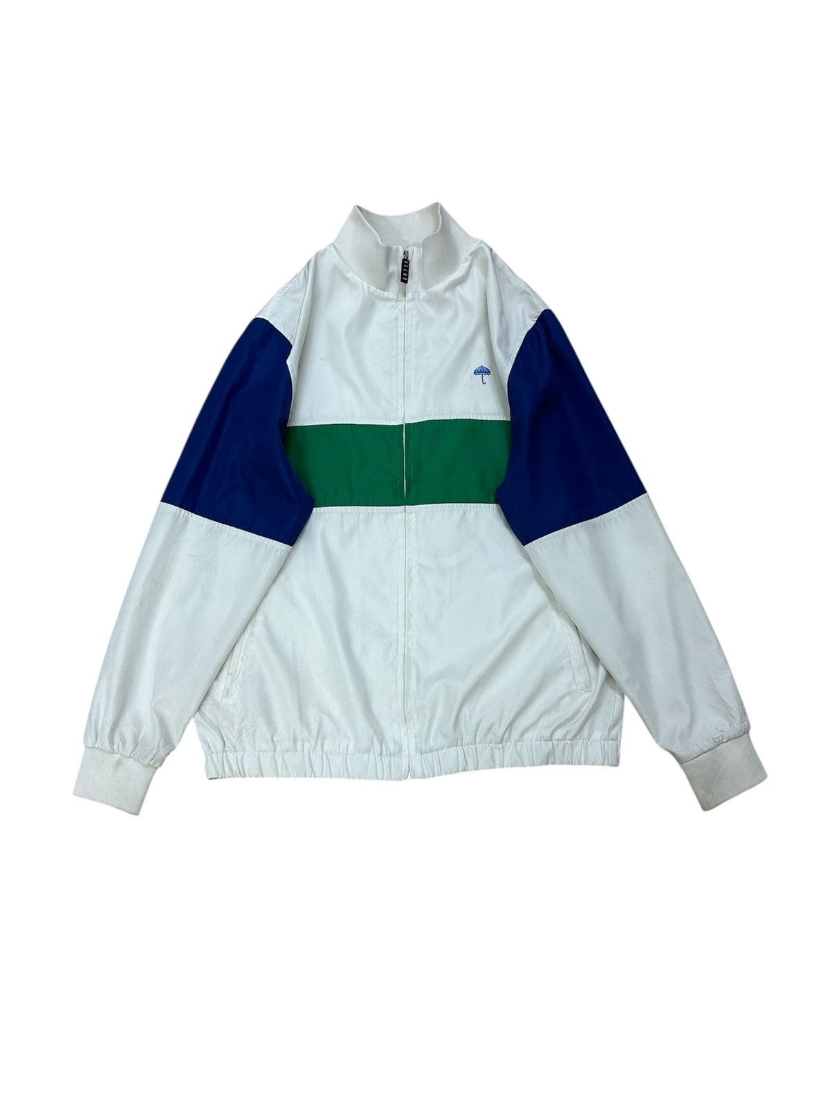 Helas × Think Skateboards Helas Turbo Tracksuit Jacket White Vintage Retro Design Size US L / EU 52-54 / 3 - 1 Thumbnail