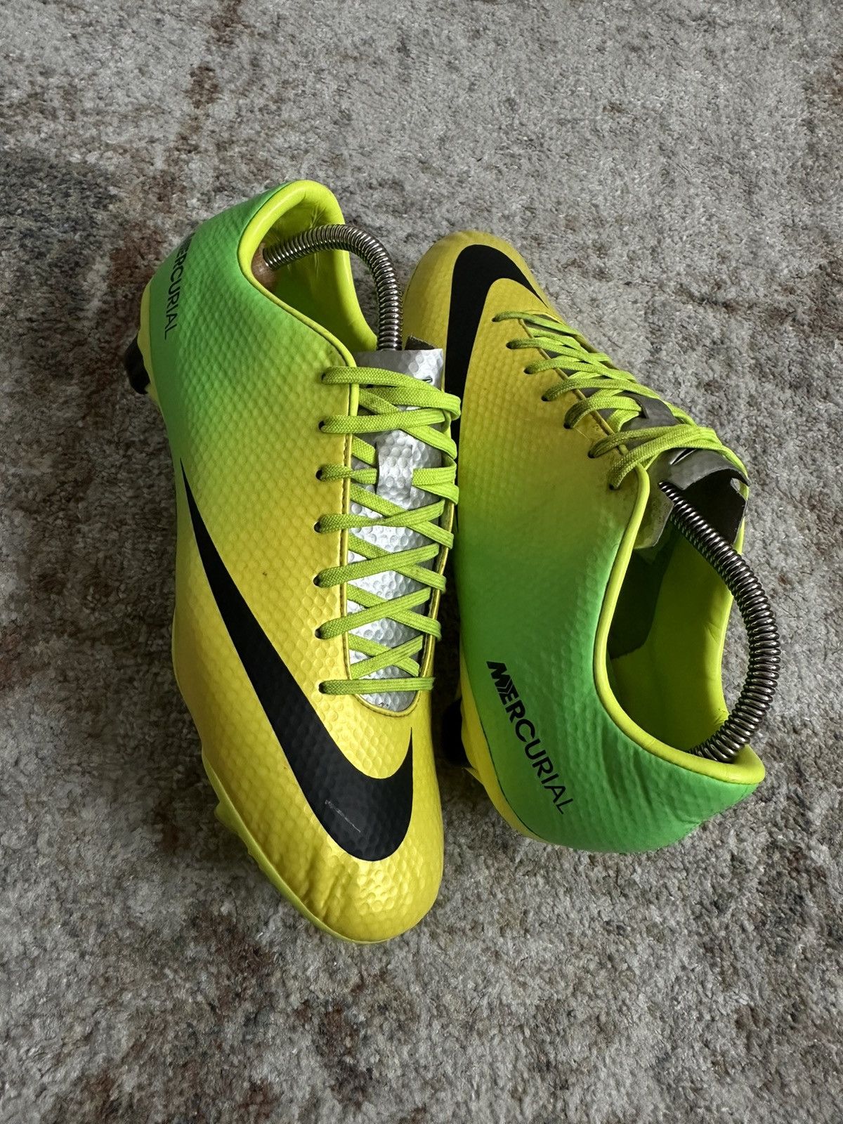Japanese Brand × Nike Nike Mercurial Veloce FG Vibrant Yellow Cleats Size US 8.5 / EU 41-42 - 2 Thumbnail