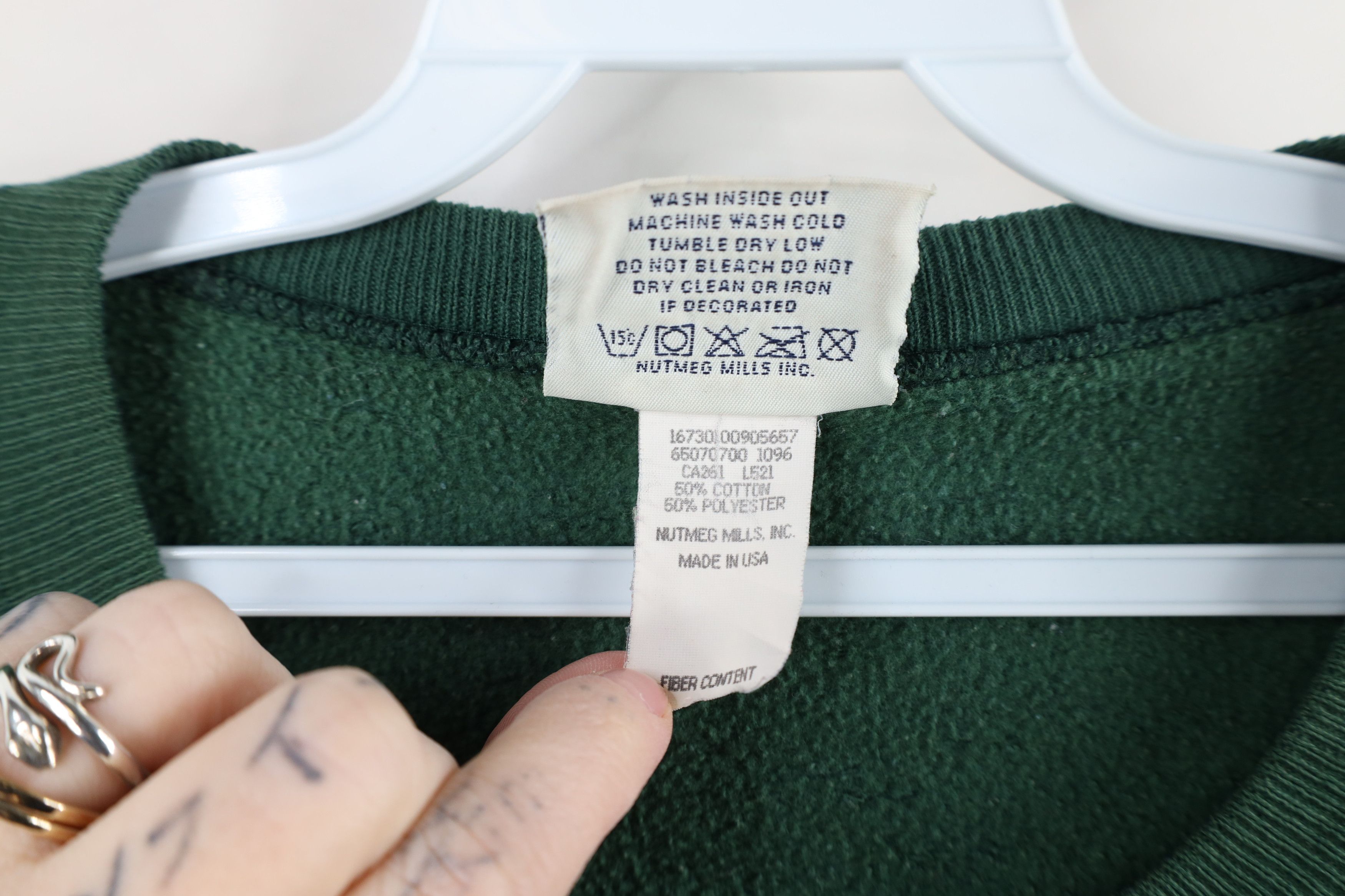 Vintage Vintage 90s Green Bay Packers Football Crewneck Sweatshirt Size US XXL / EU 58 / 5 - 6 Thumbnail