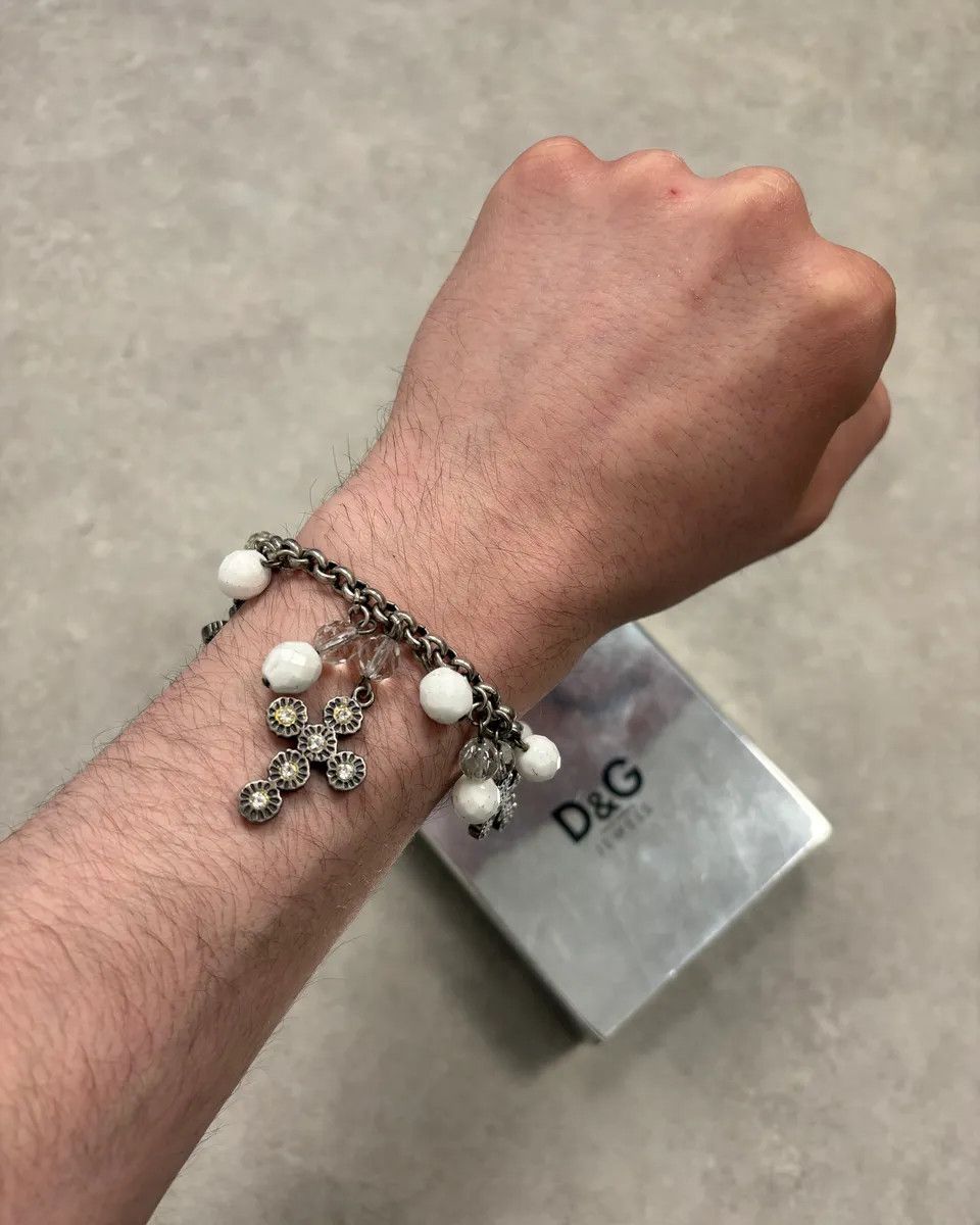 Dolce & Gabbana 2000s Dolce & Gabbana Cross Charm Bracelet Size ONE SIZE - 1 Thumbnail