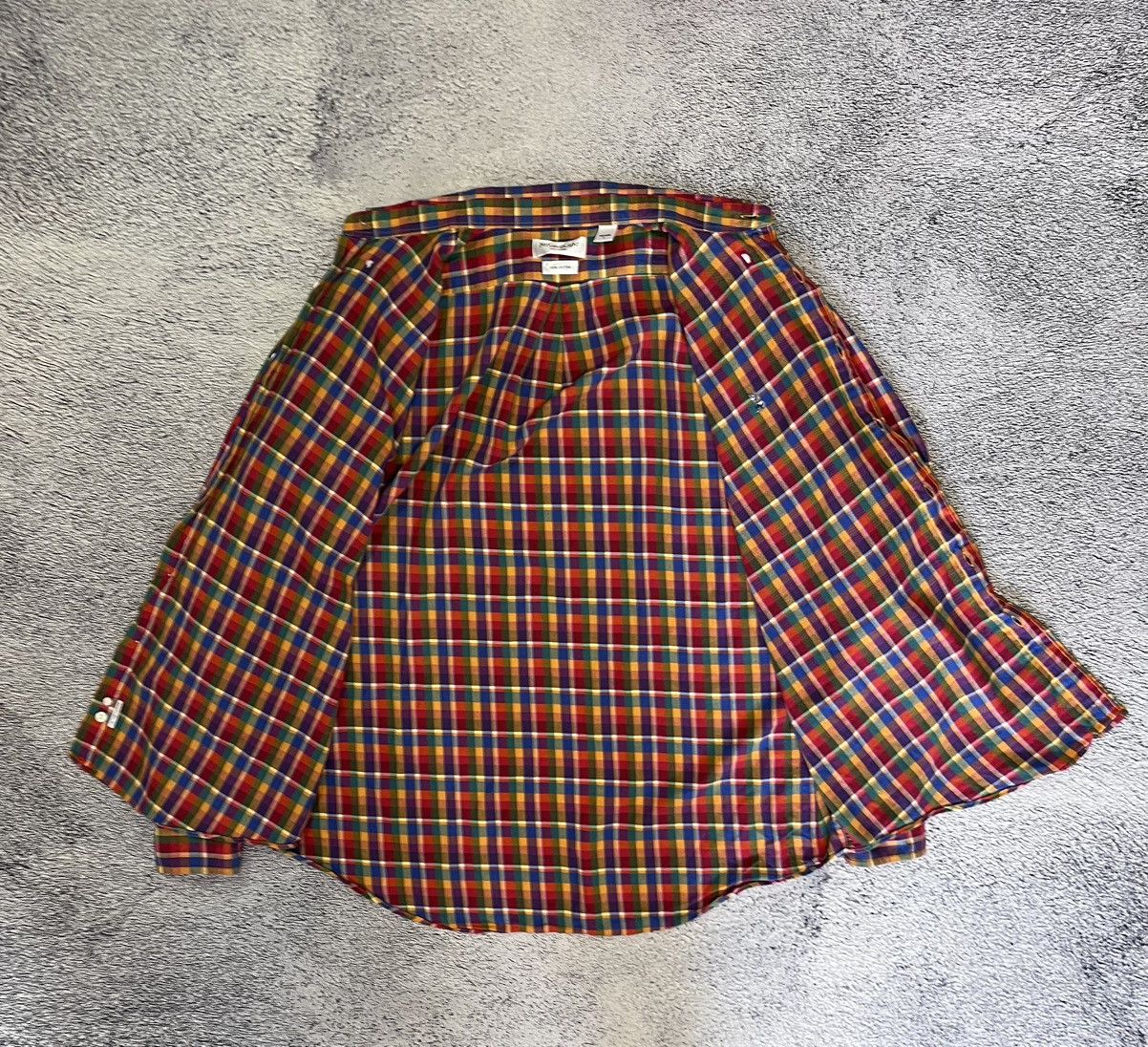Yves Saint Laurent YSL Yves Saint Laurent Mens L Plaid Shirt Vintage Hong Kong Size US L / EU 52-54 / 3 - 15 Thumbnail