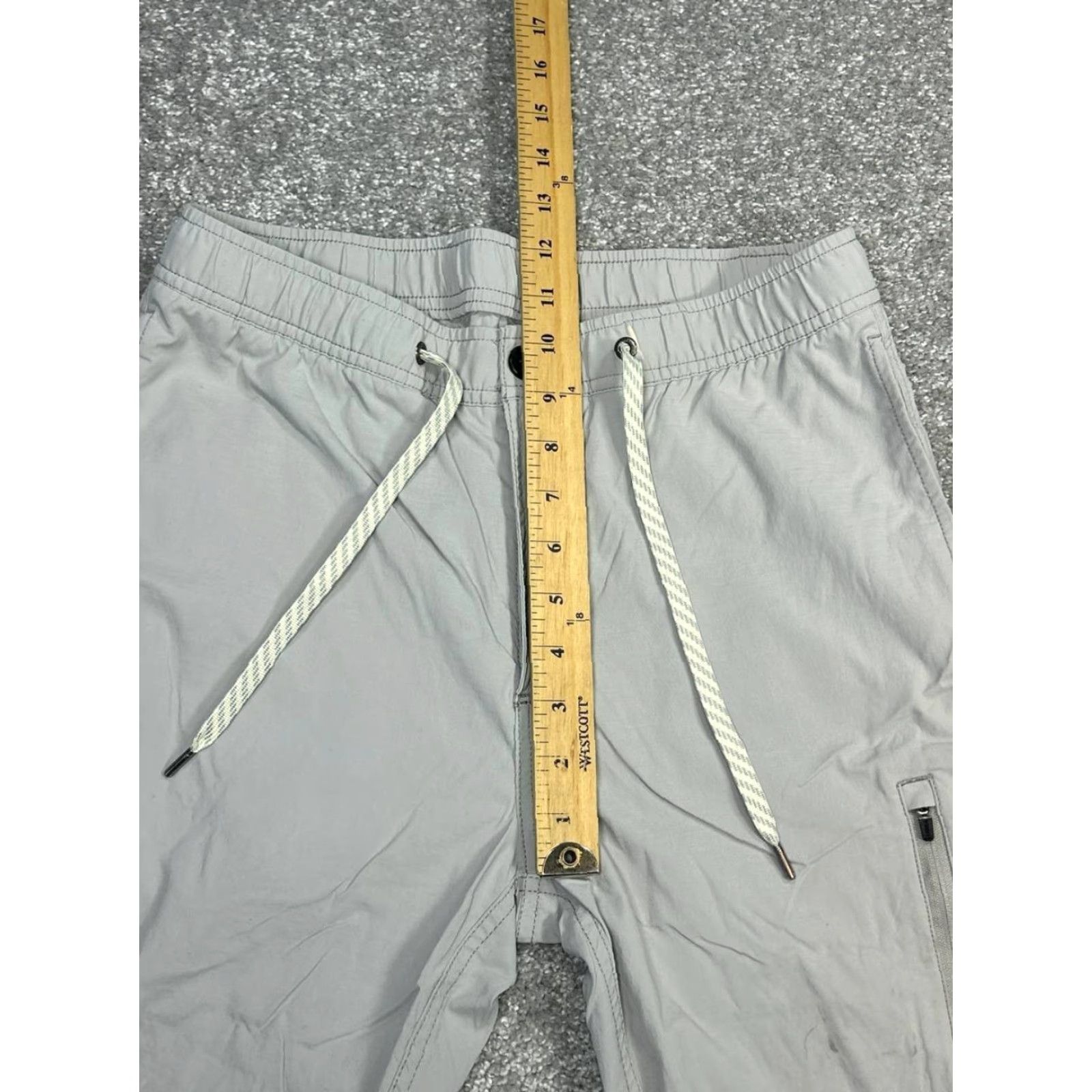 Vuori Vuori Technical Climber Pants Mens Small Gray Stretch Drawstrings Straight Leg Size US 29 - 3 Thumbnail