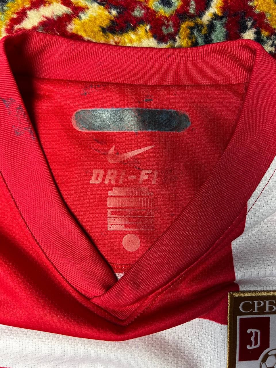 Nike SERBIA 2010 2011 HOME SHIRT FOOTBALL SOCCER JERSEY NIKE Size US S / EU 44-46 / 1 - 4 Thumbnail