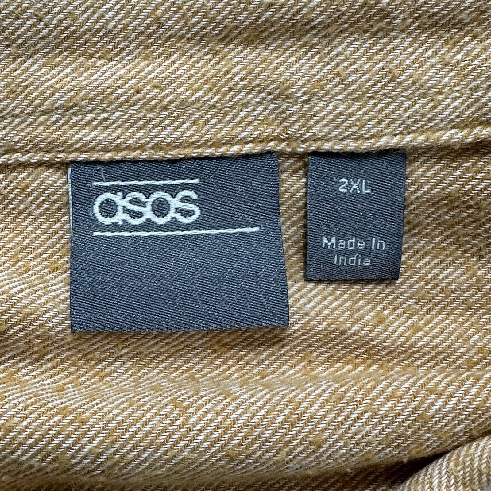 UNTUCKit ASOS XXL Button Down Pocket Dress Shirt Light Orange Size US XXL / EU 58 / 5 - 3 Thumbnail