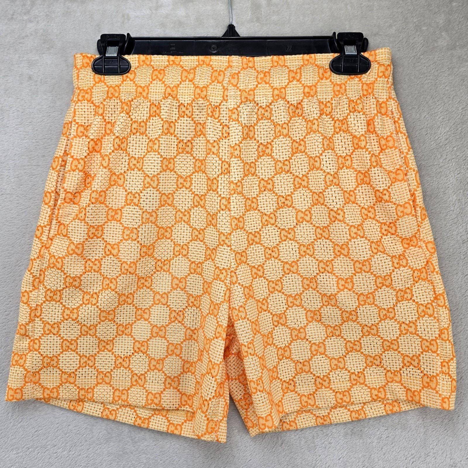 Bravest Studios Bravest Studios Mesh Shorts Mens Small GG Orange AOP Size US 28 / EU 44 - 1 Thumbnail
