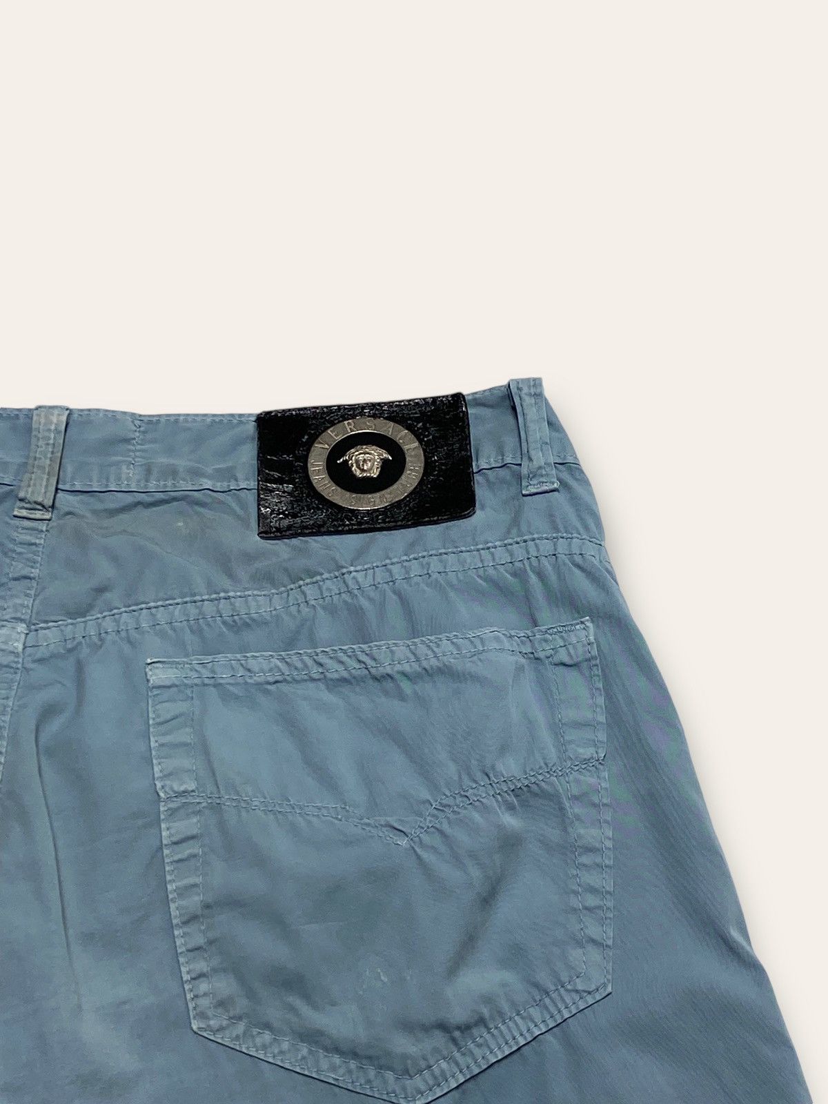 Versace 90s Vintage VERSACE JEANS SIGNATURE Blue Pants Rare Archival Size US 30 / EU 46 - 12 Thumbnail