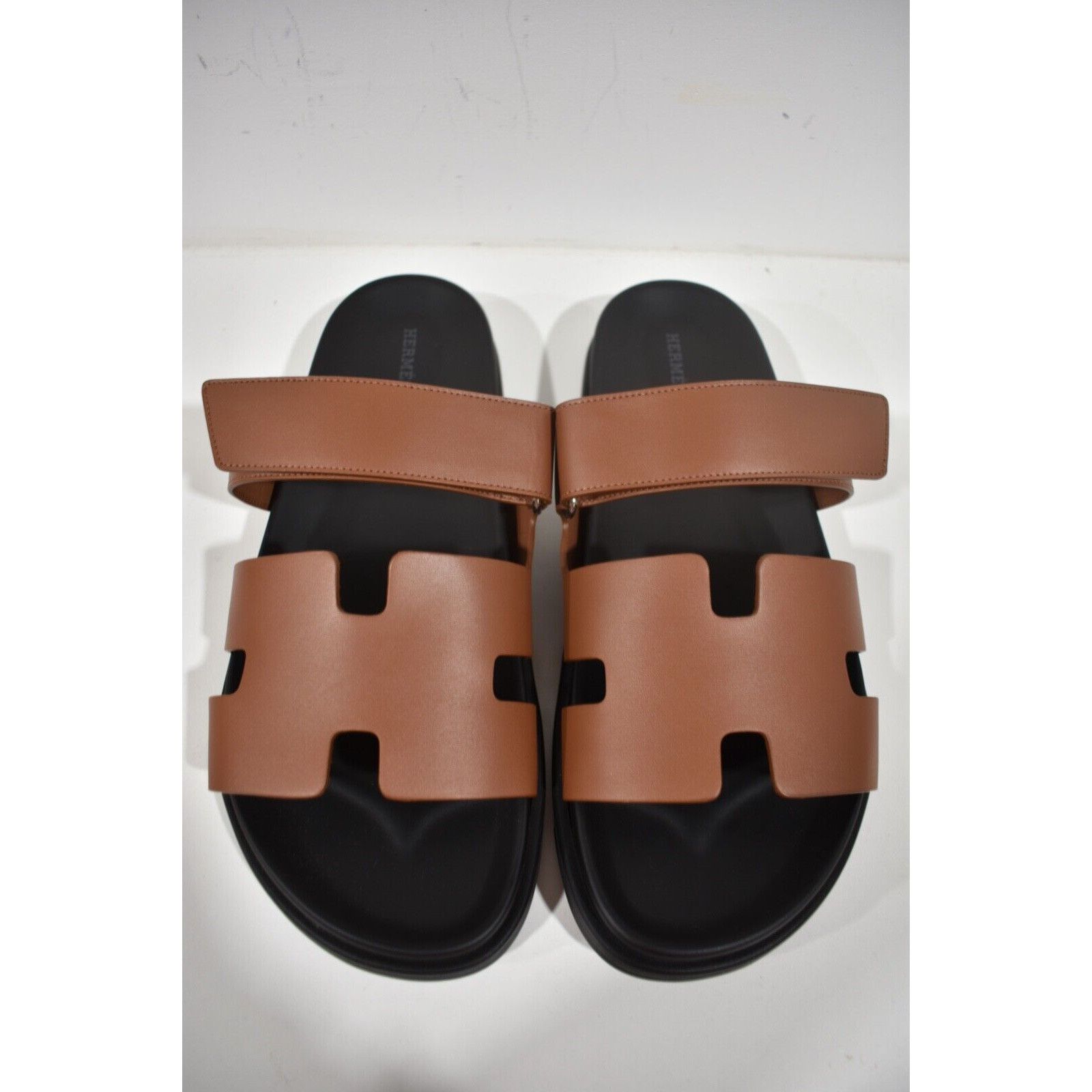 Hermes Hermes Chypre Sandal Mens Leather Slide Slip On Flat 44 11 Size US 11 / EU 44 - 7 Thumbnail