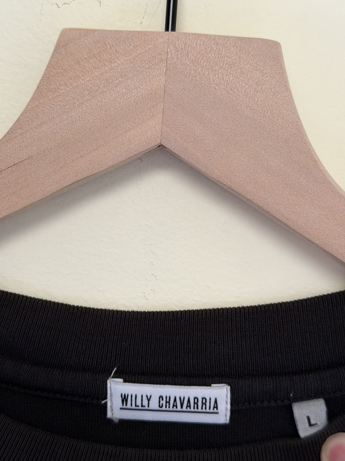 Willy Chavarria Willy Chavarria Black Logo Long sleeve Size US L / EU 52-54 / 3 - 3 Thumbnail
