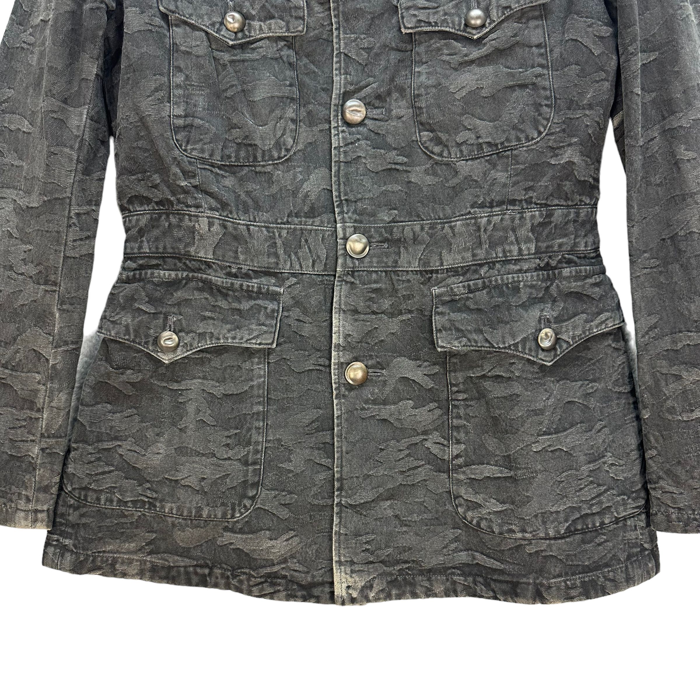 Obelisk OBELISK SKULLS ON BACK CHORE JACKET #7865-185 Size US M / EU 48-50 / 2 - 9 Thumbnail