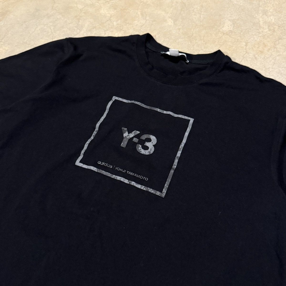 Y-3 Adidas x Y-3 Reflective Square Logo Tee SS21 Yohji Yamamoto Size US XXL / EU 58 / 5 - 3 Thumbnail
