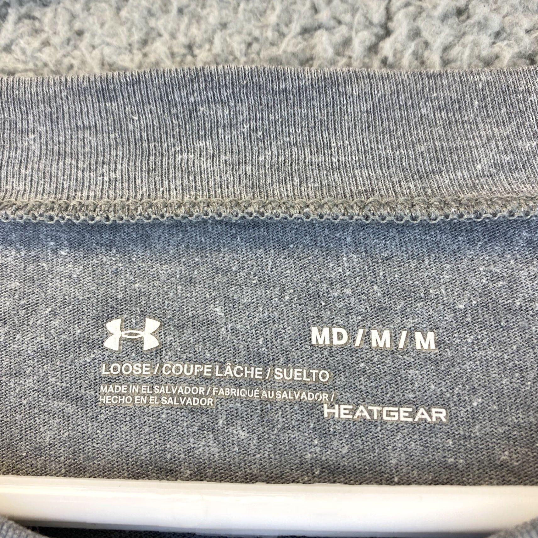 Under Armour Under Armour Shirt Mens Medium Gray Long Sleeve Crew Neck Tshirt 54-11 Size US M / EU 48-50 / 2 - 4 Thumbnail