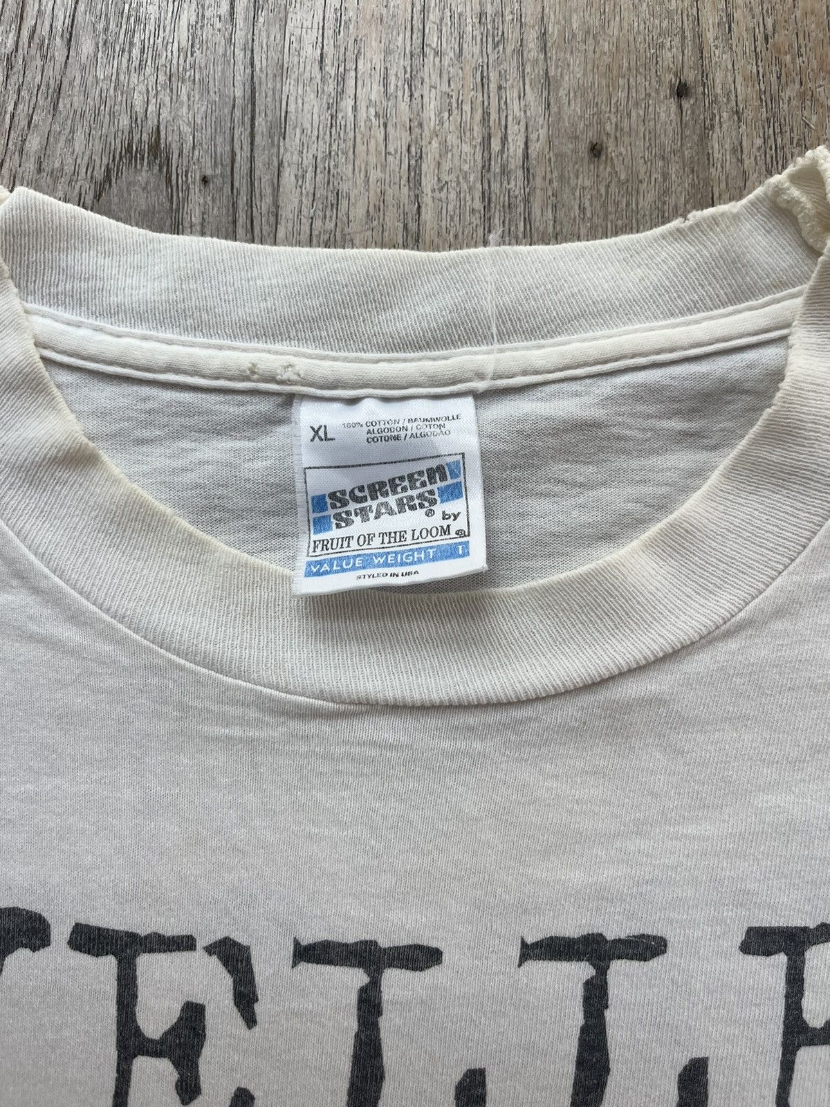 Band Tees × Vintage Vintage LEVELLERS Zeitgeist Total Chaos 95/96 Band Tshirt Size US XL / EU 56 / 4 - 5 Thumbnail