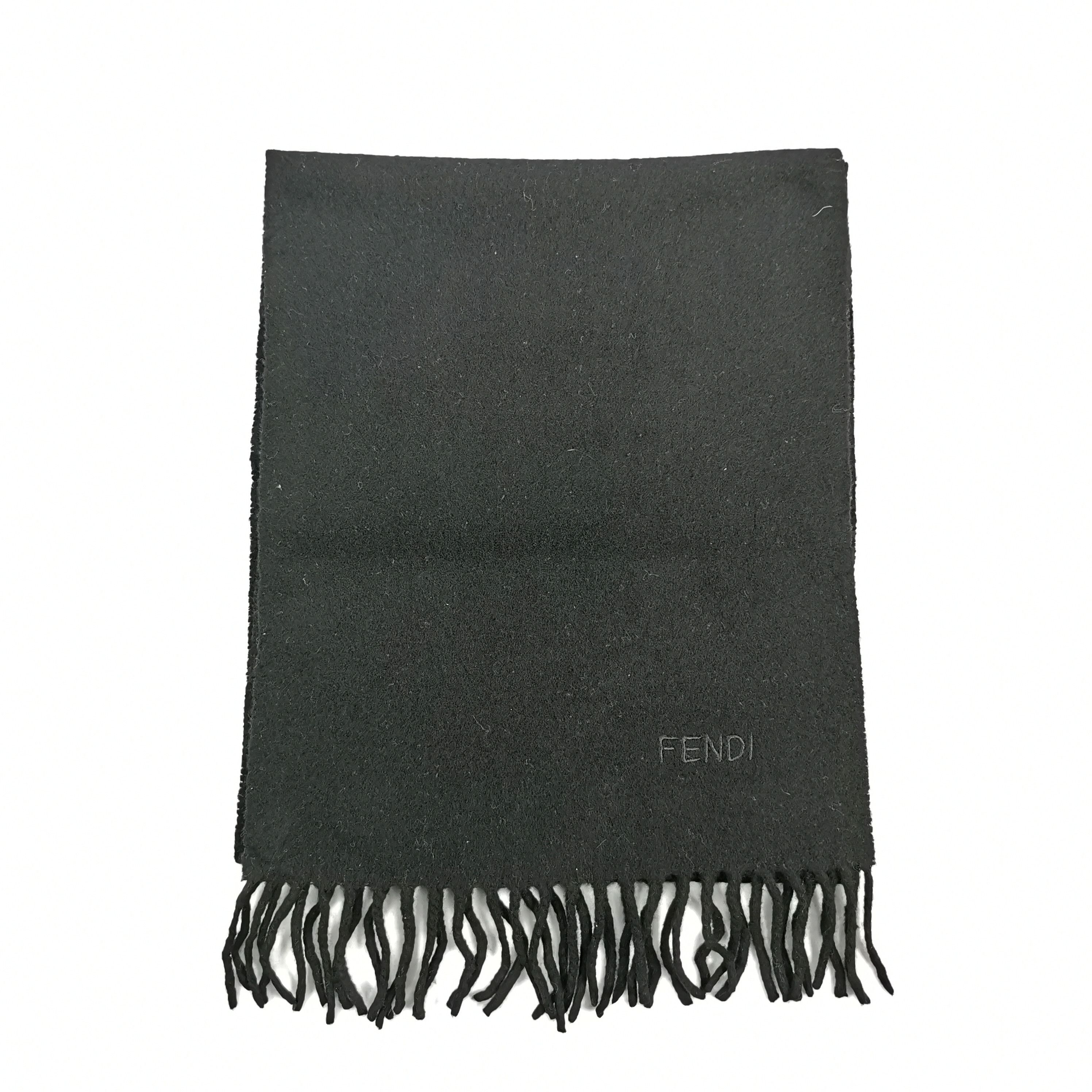 Fendi Vintage Y2K FENDI Scarf Muffler Wool Scarves Size ONE SIZE - 2 Thumbnail