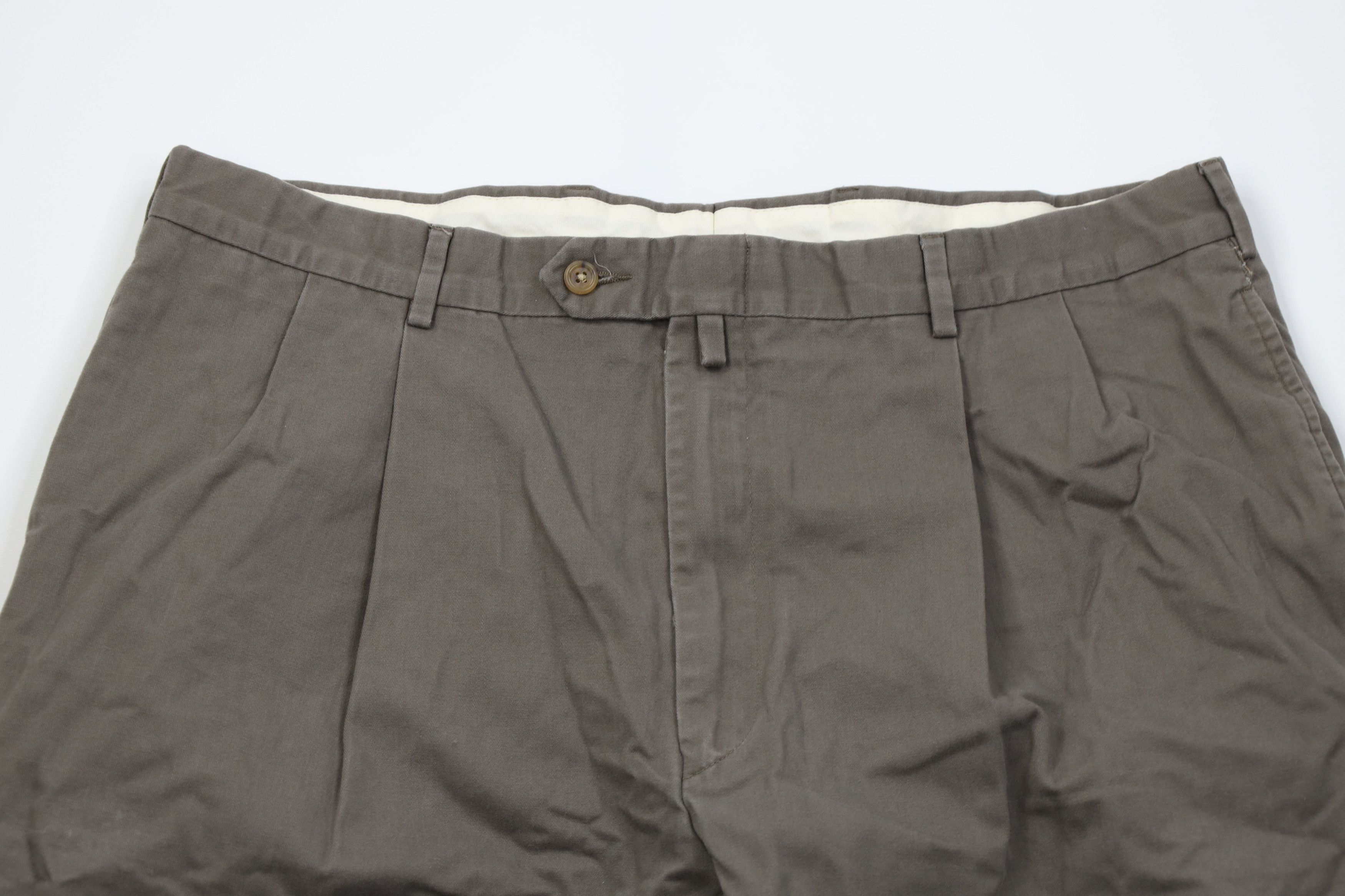 Tommy Hilfiger Vintage 90s Tommy Hilfiger Wide Leg Chino Pants Gray Size US 38 / EU 54 - 2 Thumbnail