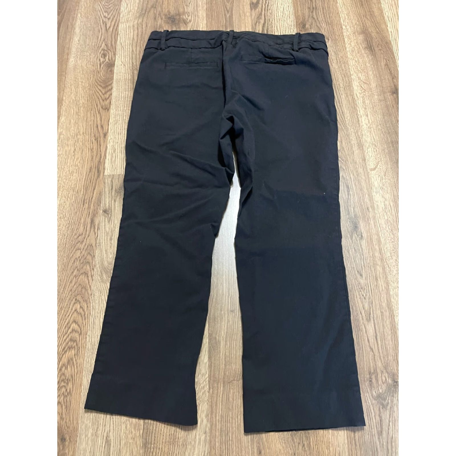 Vintage The Limited Pants Women's 8 Black Dress Pants Capris Exact Stretch Straight Inseam 22 in Regular Front Flat Stretch Size 30" / US 8 / IT 44 - 2 Thumbnail