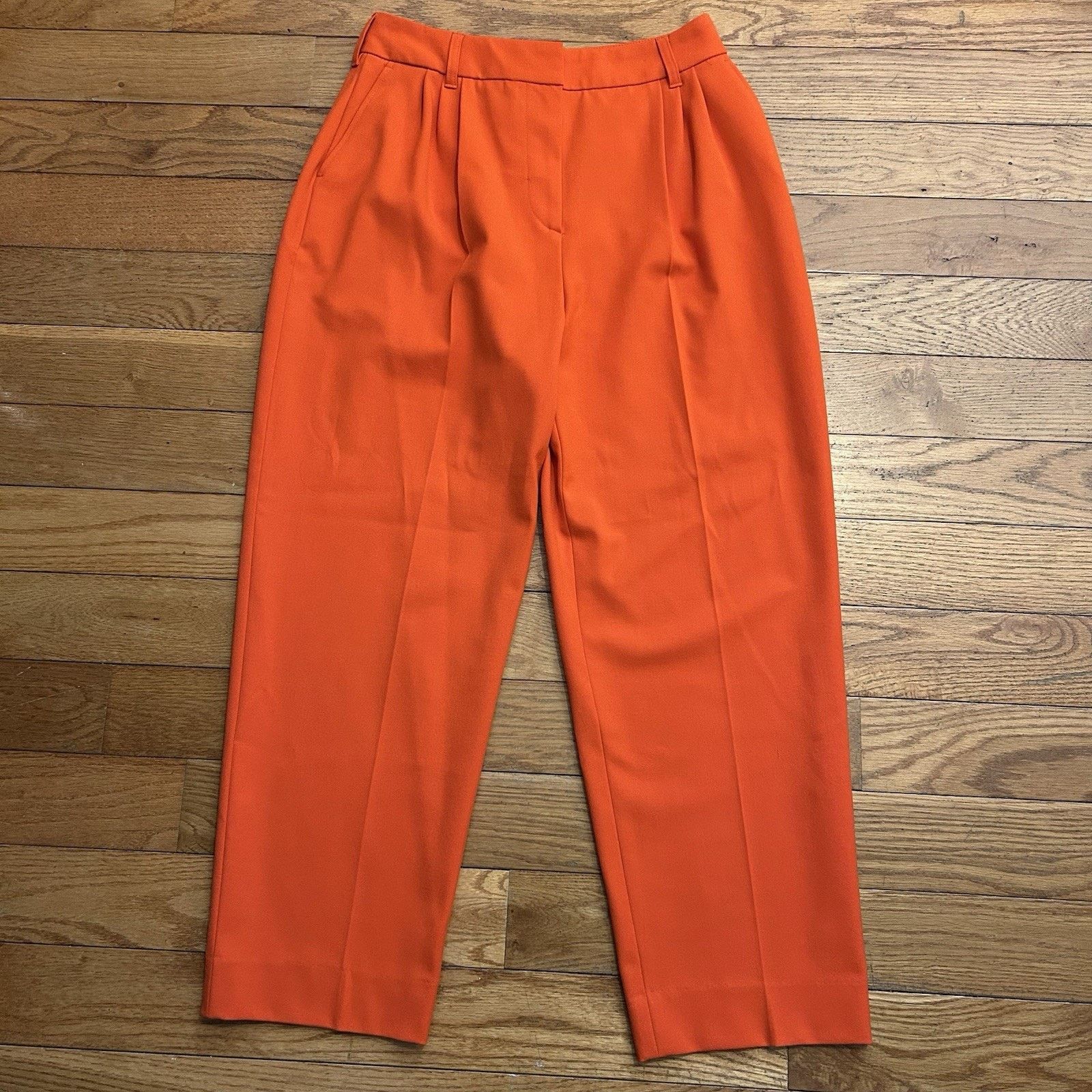 Samsoe Samsoe Meme Trousers Orange Pleated Wide Leg Pants Medium Size 30" / US 8 / IT 44 - 1 Thumbnail