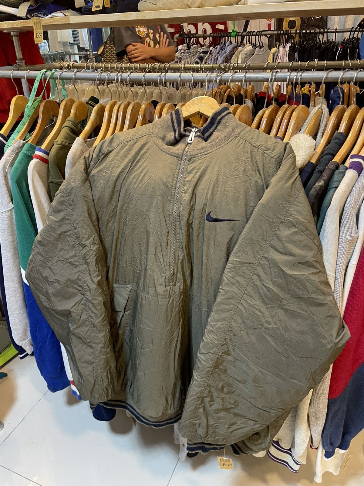 Nike Vintage Nike Big Logo Jacket Size US XL / EU 56 / 4 - 2 Thumbnail