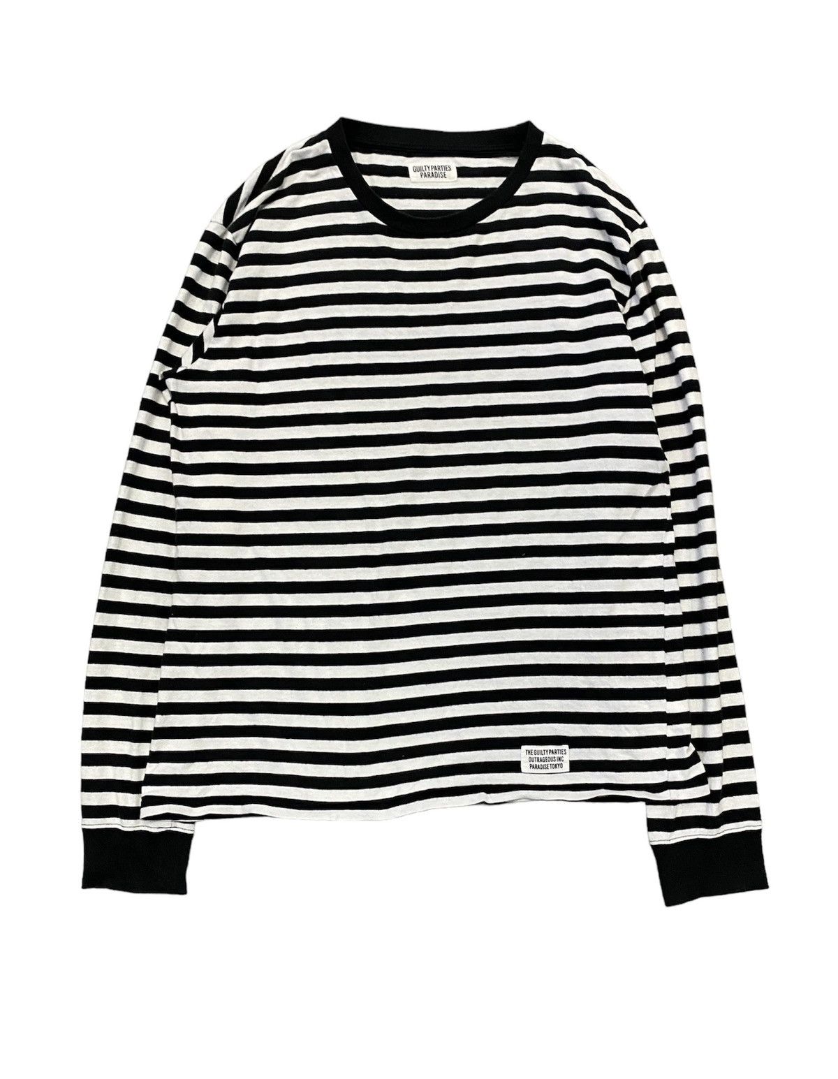 image of Guilty Parties x Wacko Maria Iconic Stripe Ls, Men's (Size Medium)