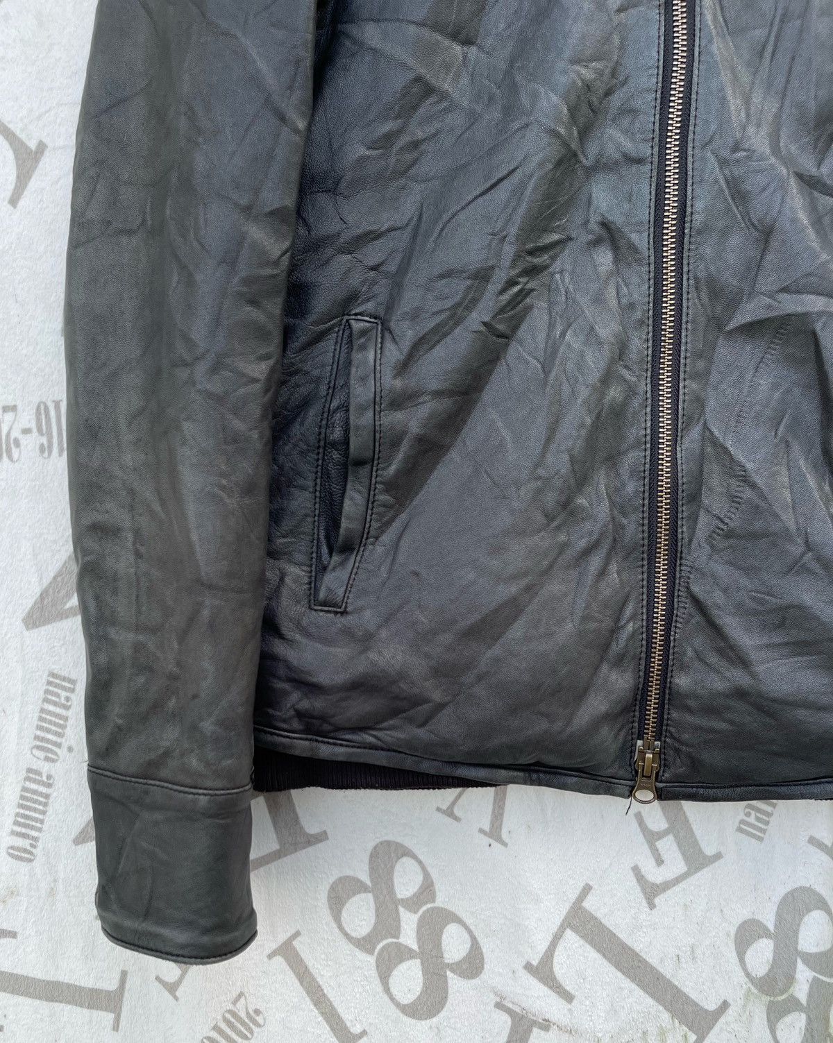 14th Addiction 🔥Vintage Luva Tram Sheep Leather Bikers Jacket Size US XS / EU 42 / 0 - 9 Thumbnail