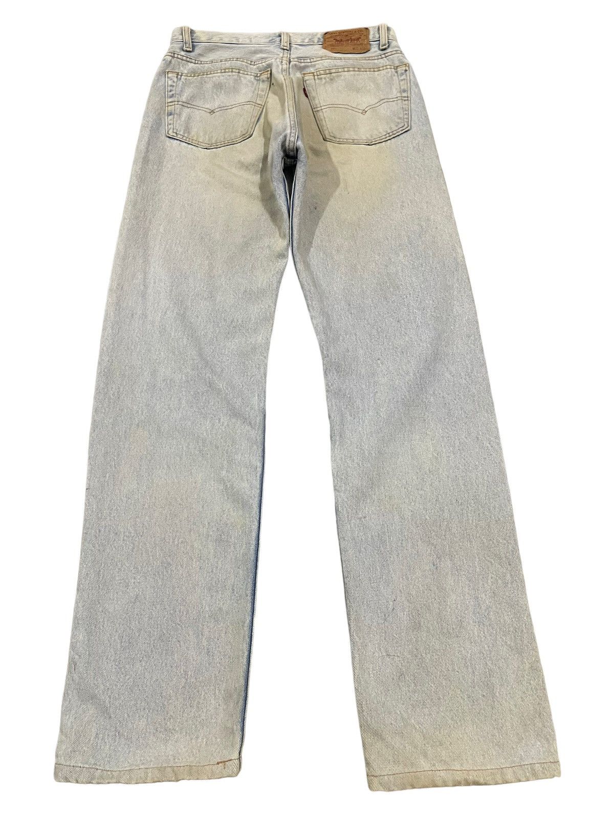 Levi's Vintage 80s Levis 501 Blue Wash Style Classic Jeans Size US 28 / EU 44 - 2 Thumbnail