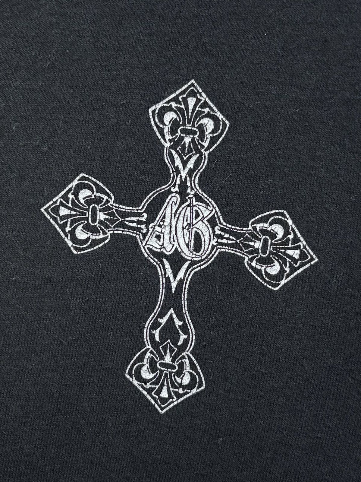 A&G Rock Vintage 90's A&G Rock N Roll Couture - Gothic Cross T-Shirt Size US S / EU 44-46 / 1 - 5 Thumbnail