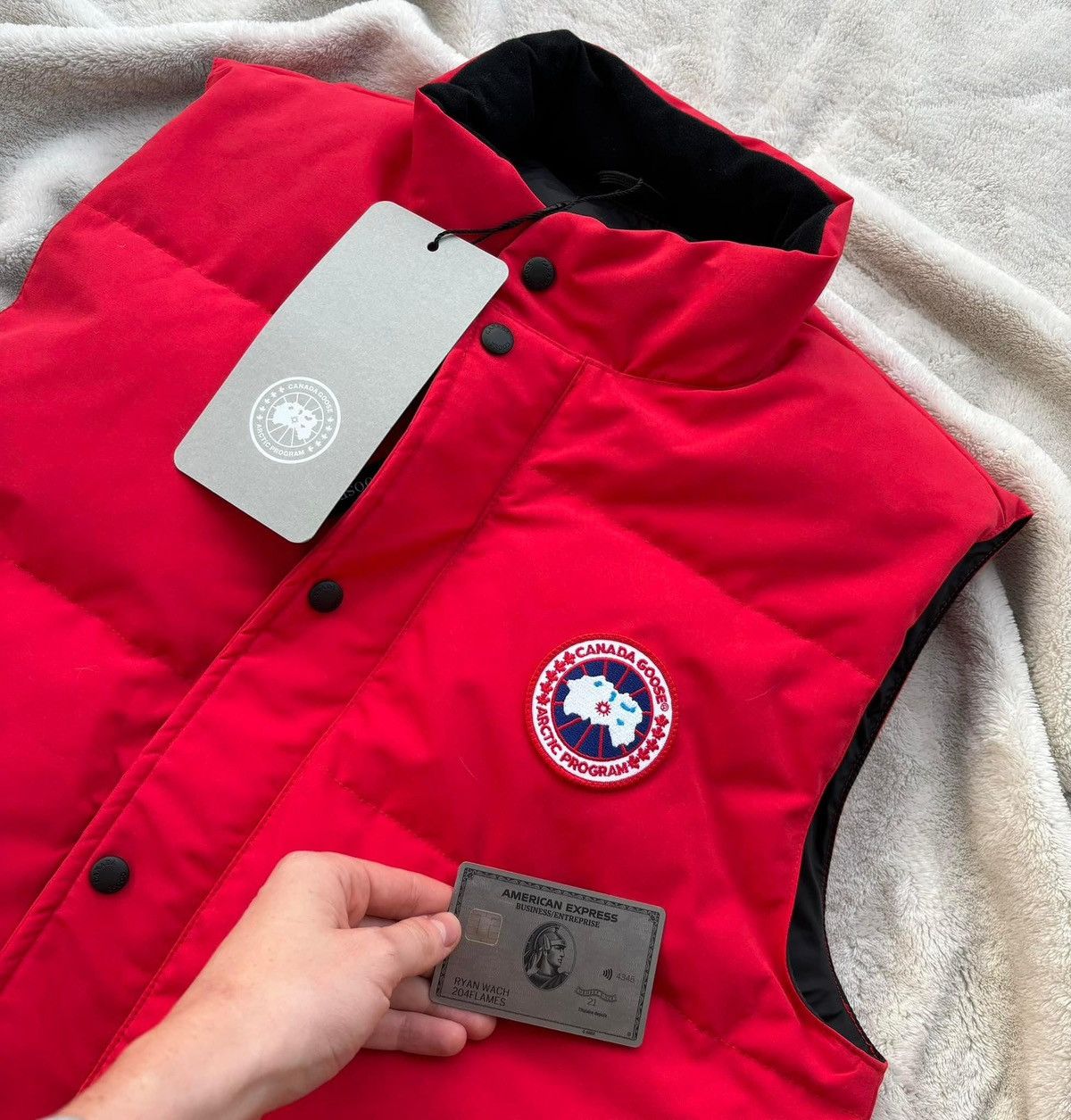 Canada Goose Canada Goose Red Freestyle Crew Vests Size US S / EU 44-46 / 1 - 2 Thumbnail