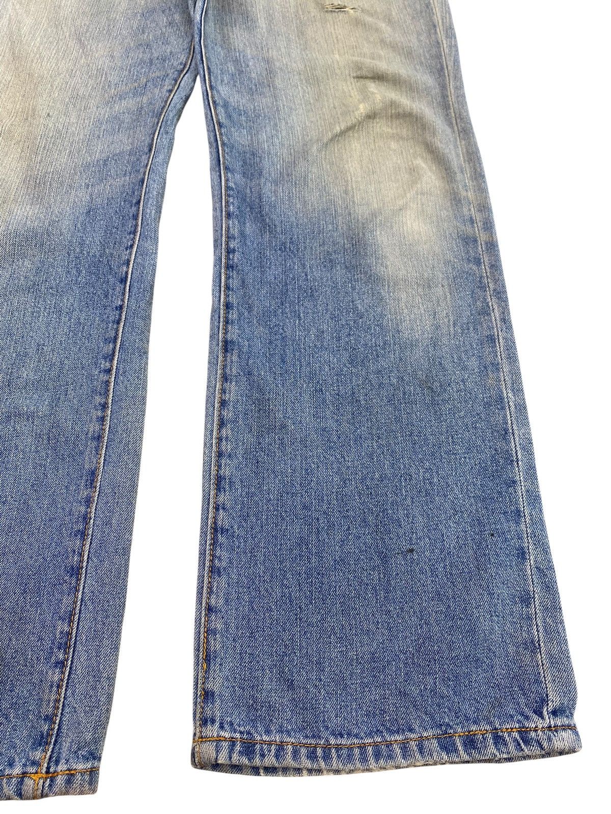 Japanese Brand Japanese Brand Faded Wash Distressed Style Loose Jeans Size US 35 - 7 Thumbnail