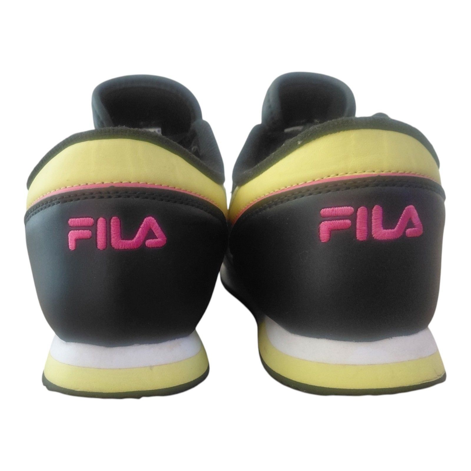 Fila 3PM01823-044 — FILA Women's 6 Black Pink Neon Yellow Y2K Ath Size US 6 / EU 39 - 6 Thumbnail