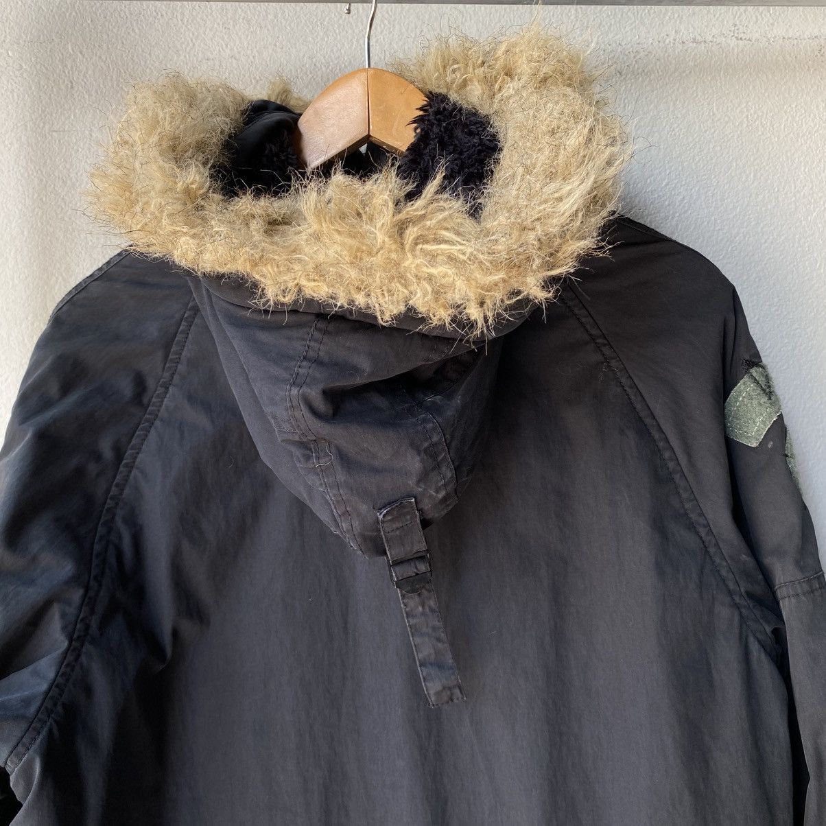 Diesel DIESEL Black Fur-Trimmed Parka Size US S / EU 44-46 / 1 - 13 Thumbnail