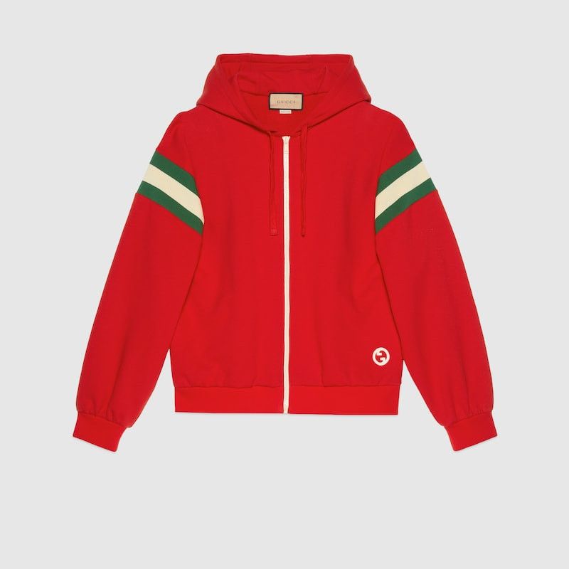 Gucci M - Gucci Cosmogonie Hoodie Sequins Polka Dot Red