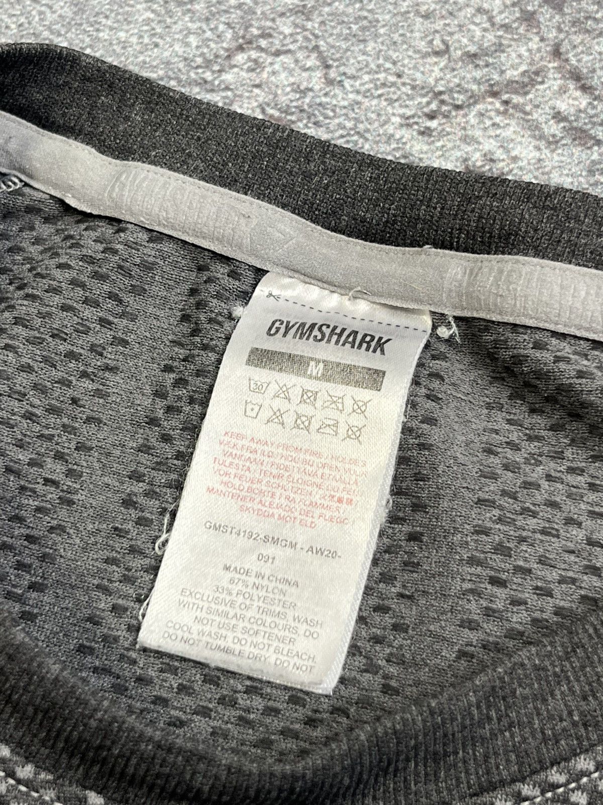 Gymshark Gymshark Vital Ombre Seamless David Laid Compression Shirt Size US M / EU 48-50 / 2 - 7 Thumbnail