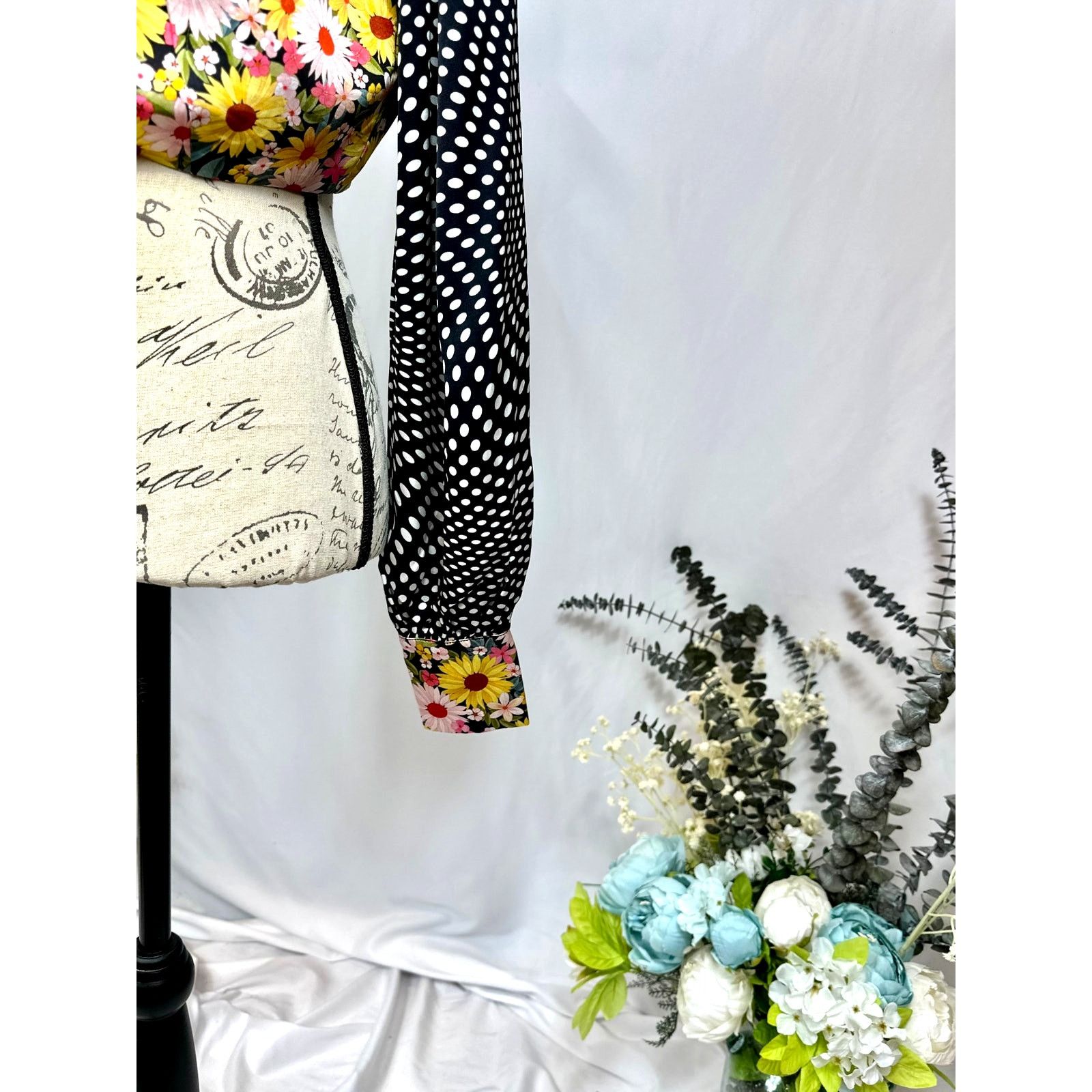 For Love & Lemons For Love & Lemons Daisy Polka Dot Tie Anya Crop Top S Size S / US 4 / IT 40 - 10 Thumbnail
