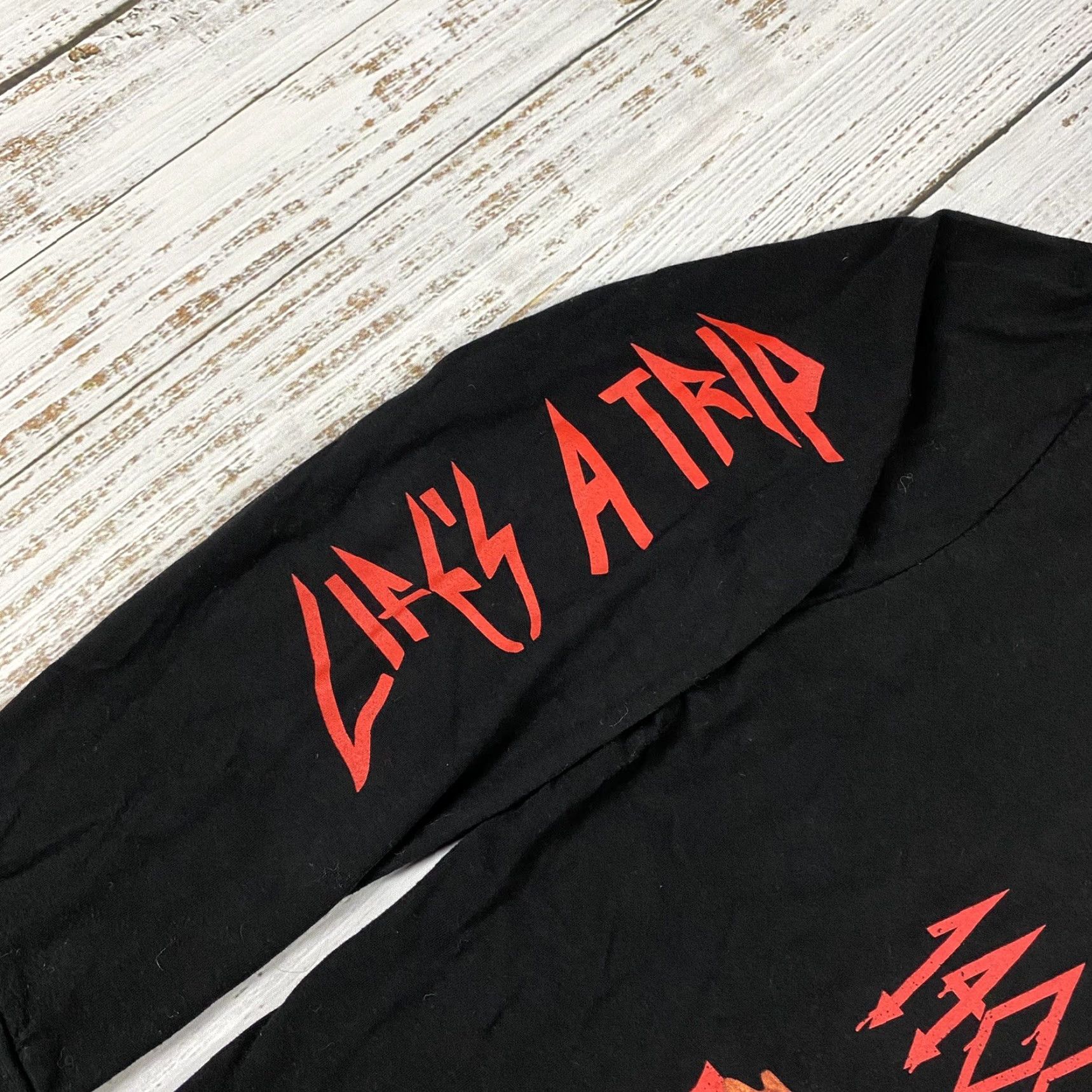 Vintage VINTAGE Trippie Redd Concert Shirt Adult XL Black Long Sleeve Graphic Hip Hop Mens Size US XL / EU 56 / 4 - 3 Thumbnail
