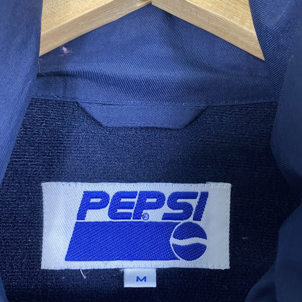 Japanese Brand Vintage 90s Pepsi Small Logo Zipper Jacket Size US M / EU 48-50 / 2 - 14 Thumbnail