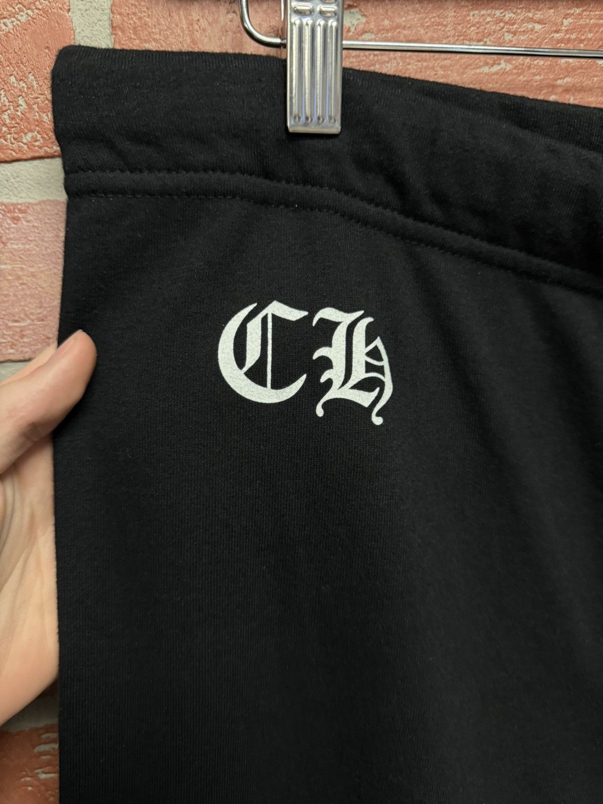 Chrome Hearts × Vintage Chrome Hearts Vintage Black White Sweatpants SZ Large Size US 33 - 6 Thumbnail