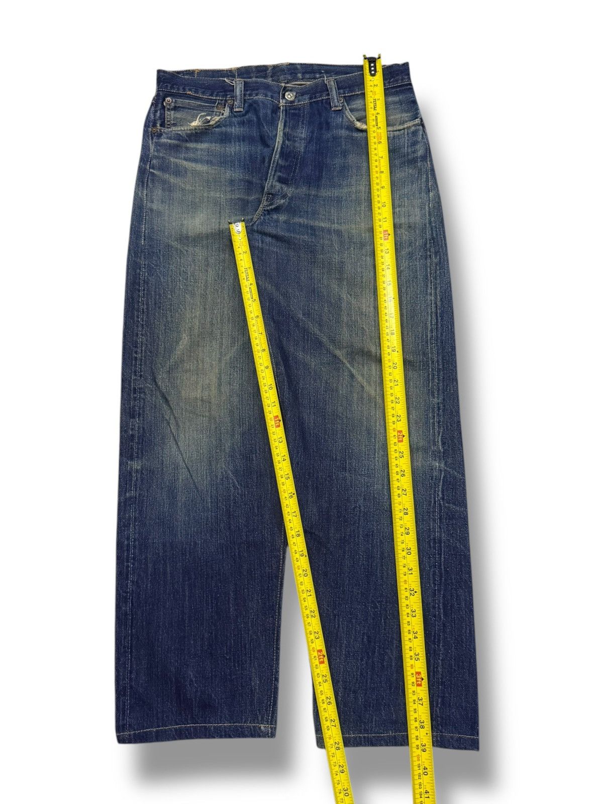 Sugar Cane Vintage 00s Sugar Canes & Co Japan Selvedge Denim Jeans W32 Size US 32 / EU 48 - 15 Thumbnail