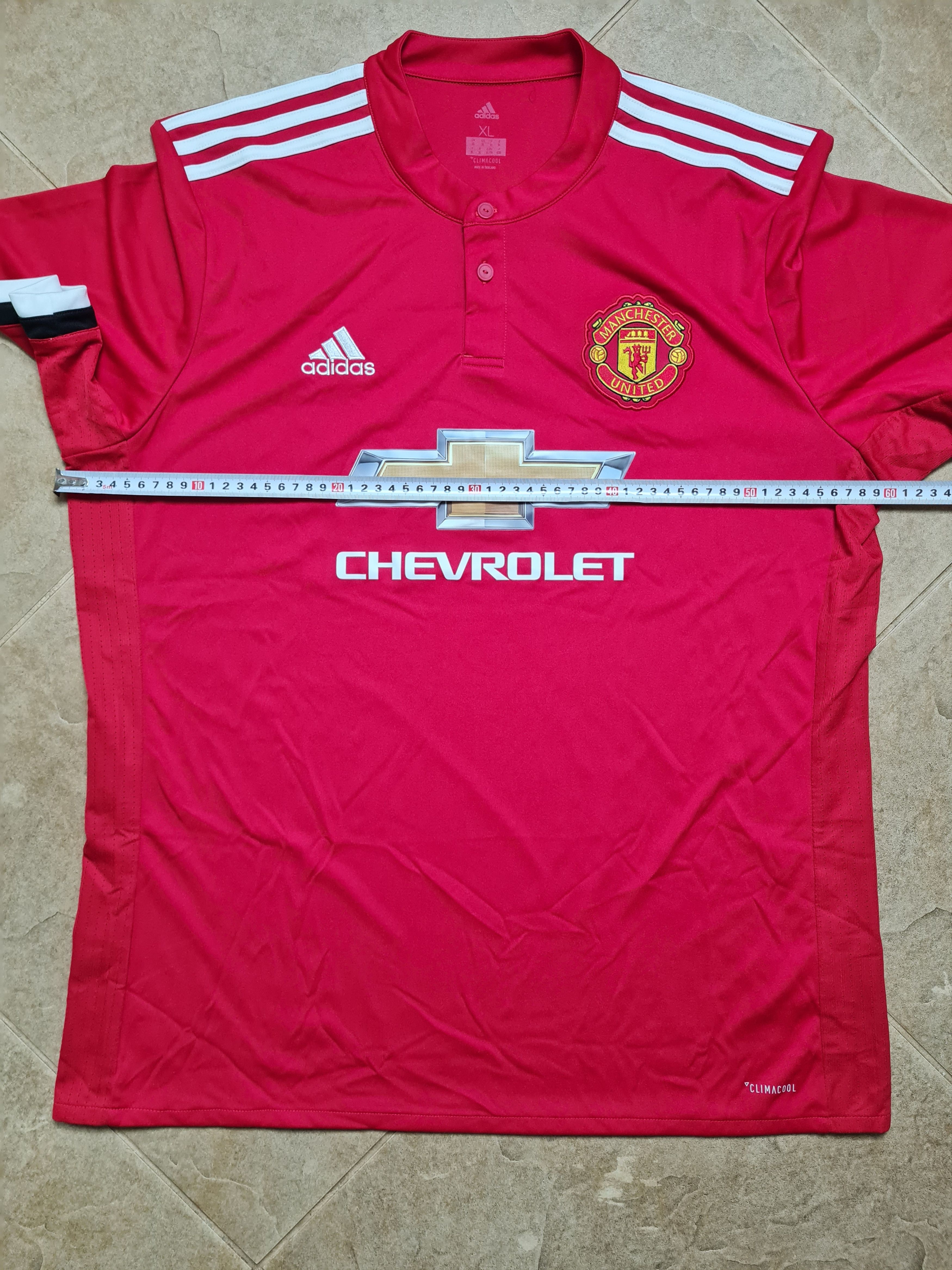 Adidas Manchester United 2017-18 Home Shirt Adidas XL Size US XL / EU 56 / 4 - 6 Thumbnail