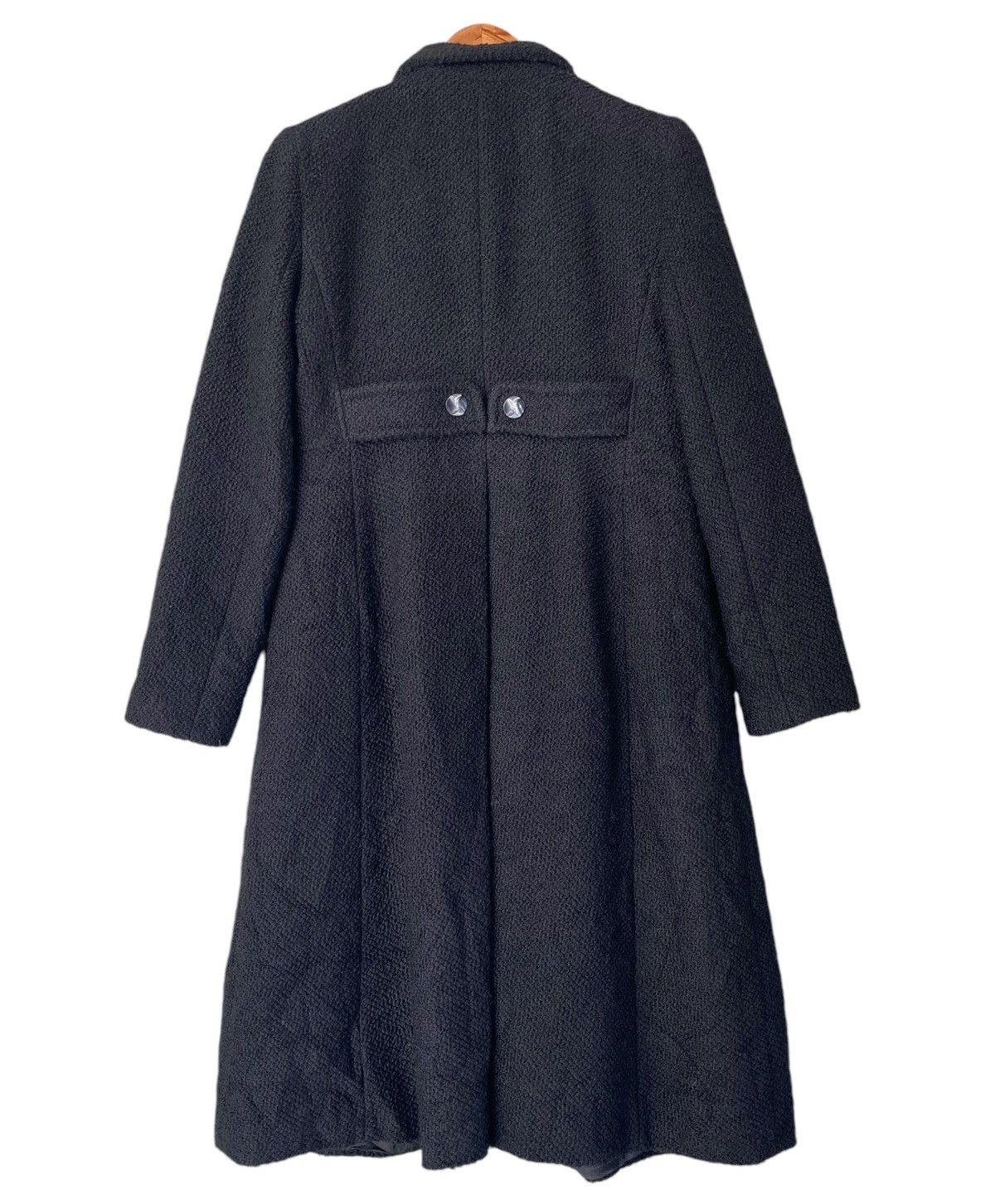 Giorgio Armani Archival Clothing Black EMPORIO ARMANI Button Parka Size S / US 4 / IT 40 - 9 Thumbnail