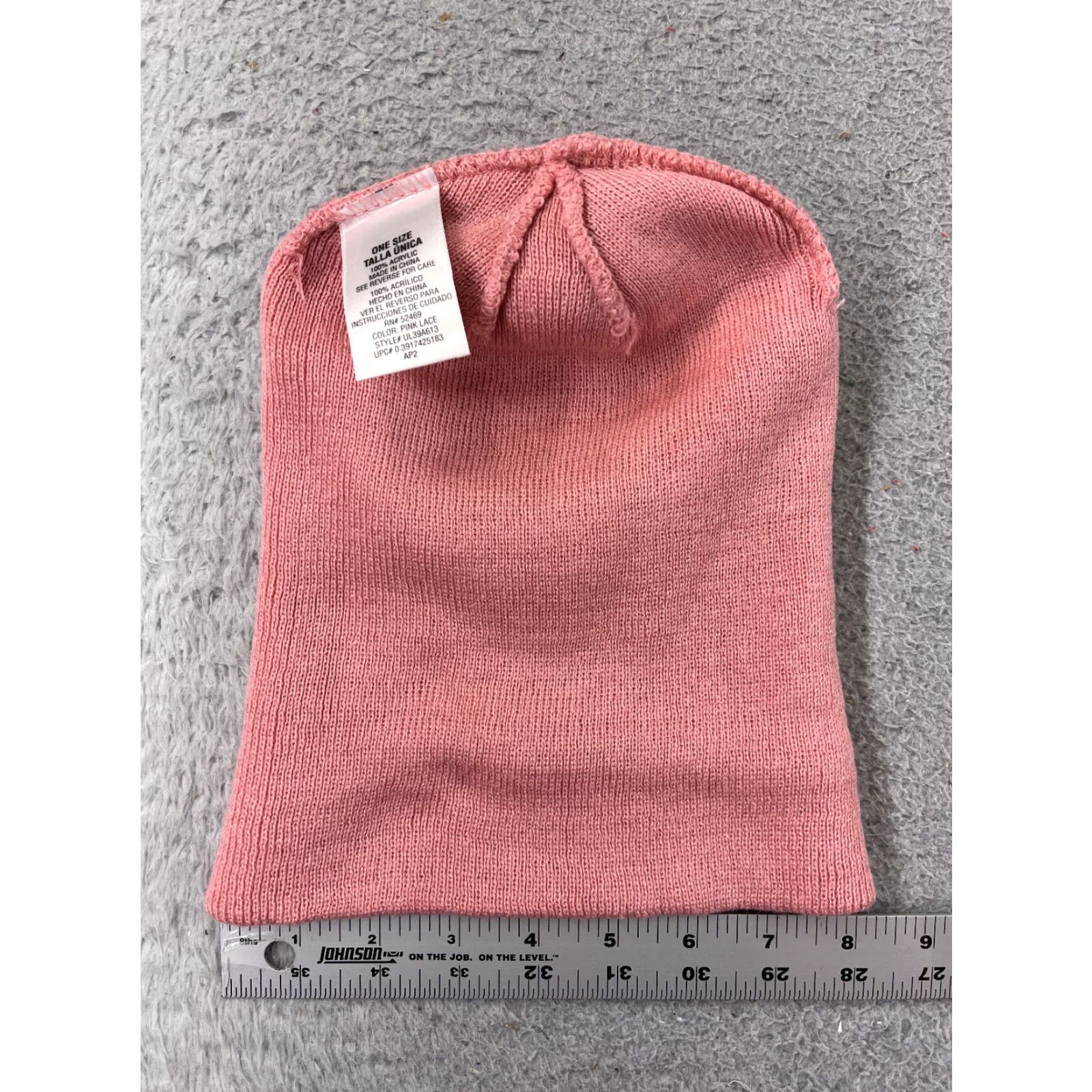 Walmart Walmart Beanie Toque Adult One Size Pink Solid Knit 100% Acrylic Lightweight Ski Unisex Size ONE SIZE - 4 Thumbnail