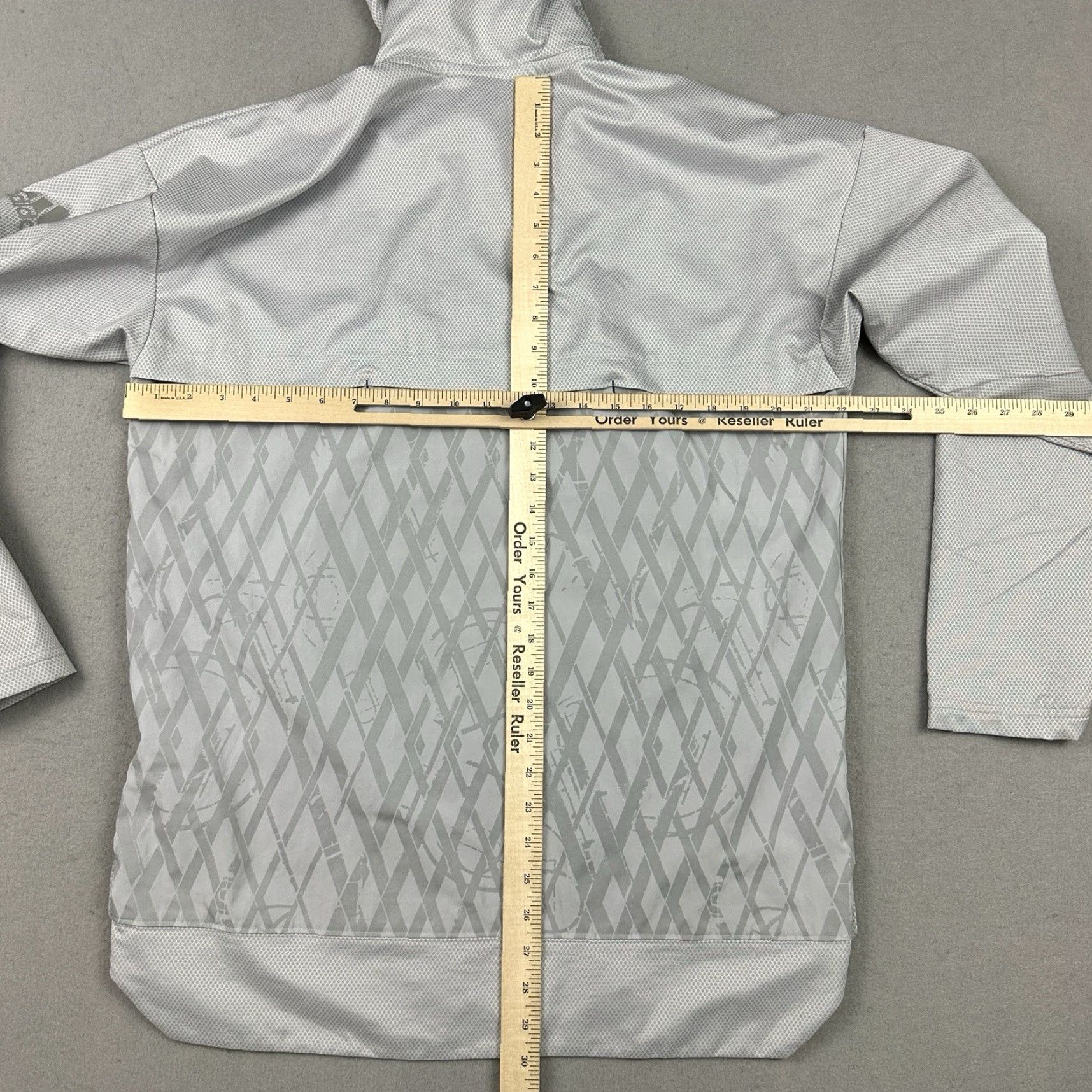 Adidas Adidas Jacket Men M Gray Ball 365 Windbreaker Basketball Pullover Full Zip Pockets Regular Stand-Up Collar Sports M Mens Size US M / EU 48-50 / 2 - 6 Thumbnail