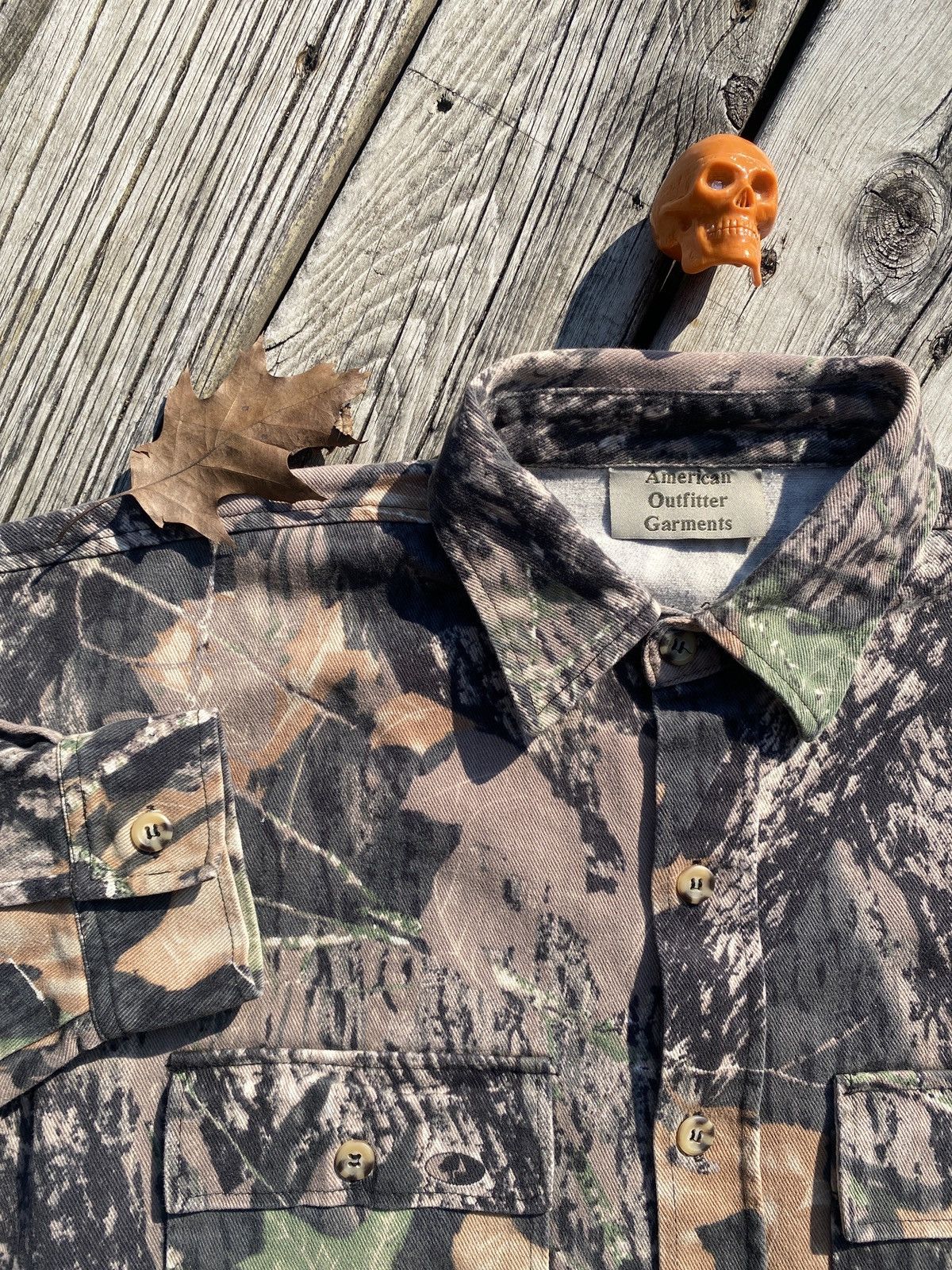 Vintage 90s Mossy Oak camo denim shirt jacket sz XXL Size US XXL / EU 58 / 5 - 3 Thumbnail