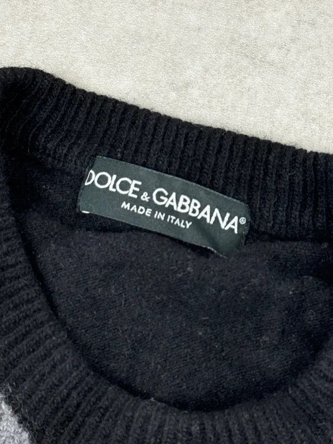 Dolce & Gabbana 2000s Dolce & Gabbana Tartan Wool Sweater Size US S / EU 44-46 / 1 - 8 Thumbnail