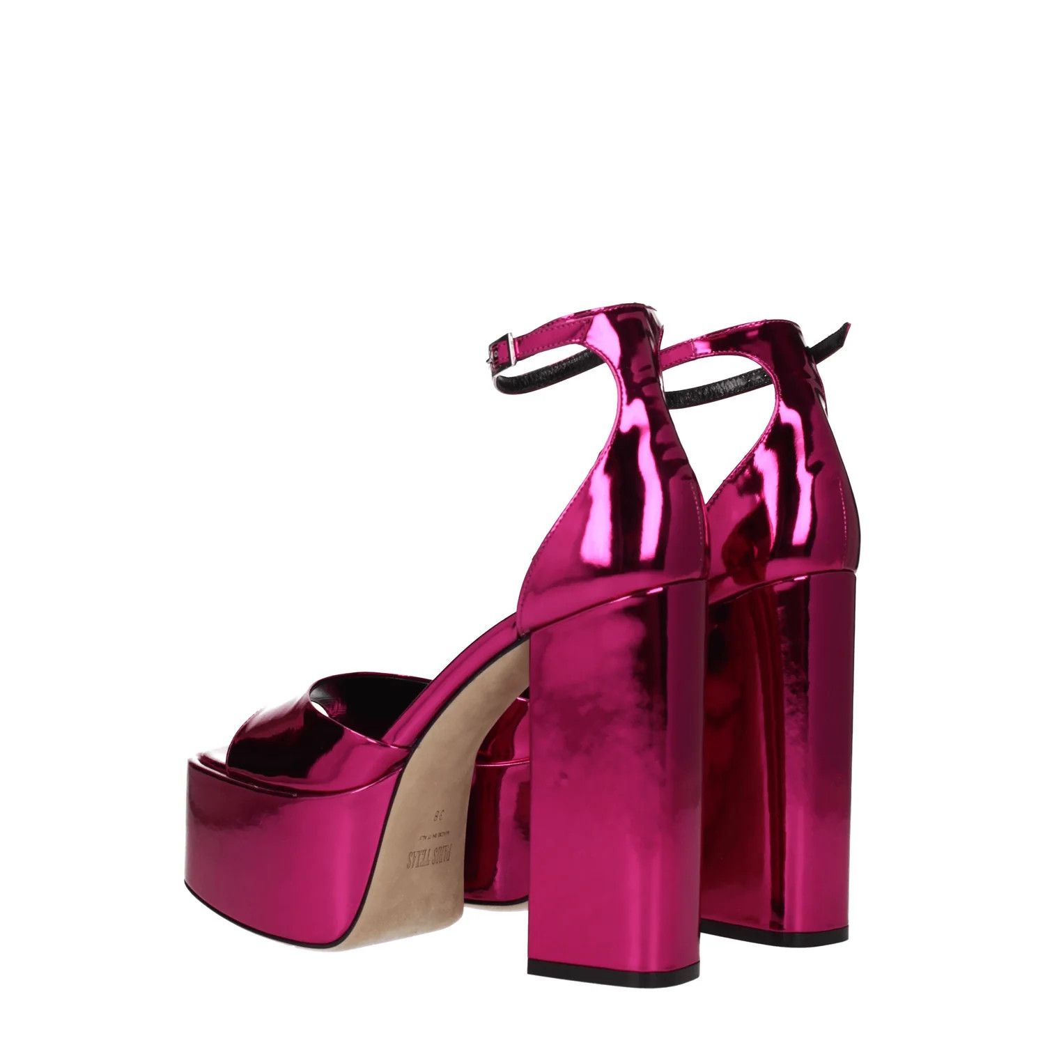 Paris Texas ob1o1e1124 Leather Sandals in Fuchsia Size US 7 / IT 37 - 4 Thumbnail