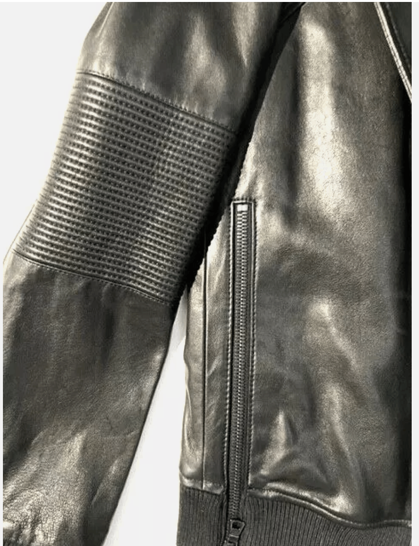Public School PUBLIC SCHOOL Lambskin Leather Motorcycle Biker Racer Jacket Size US M / EU 48-50 / 2 - 7 Thumbnail