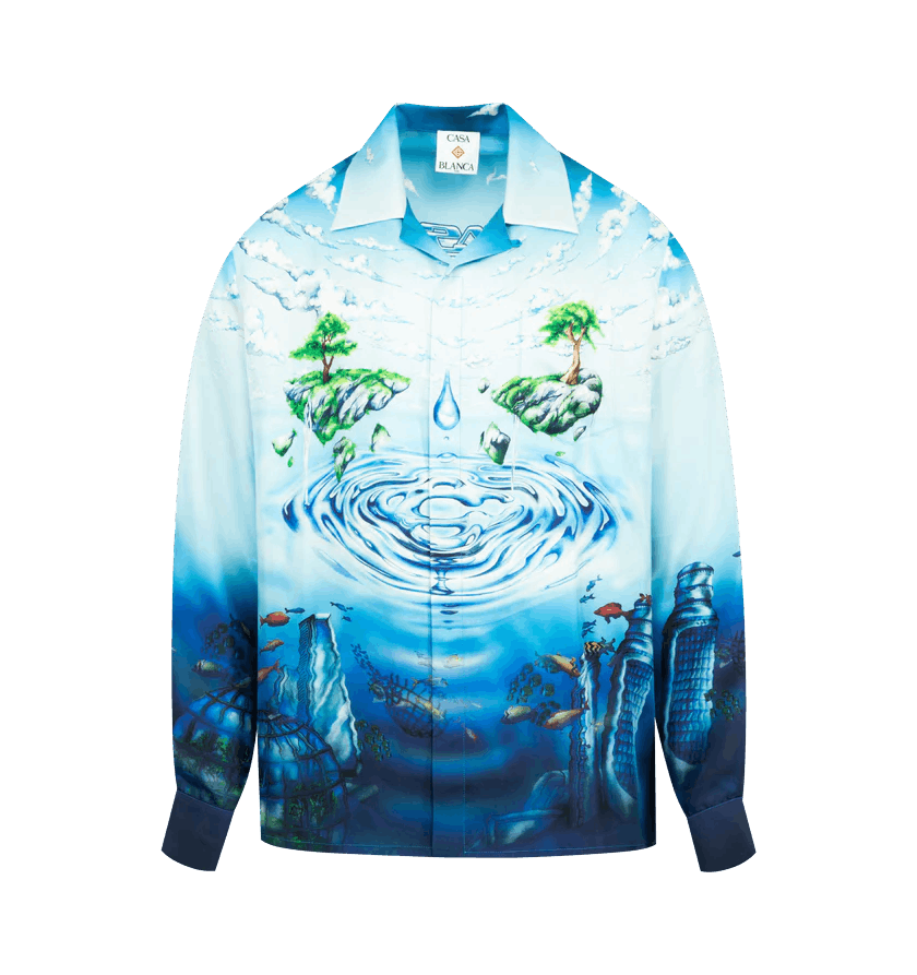 Casablanca o1h1sh10526 Lost Atlantis Shirt in Multicolor Size US XL / EU 56 / 4 - 1 Thumbnail