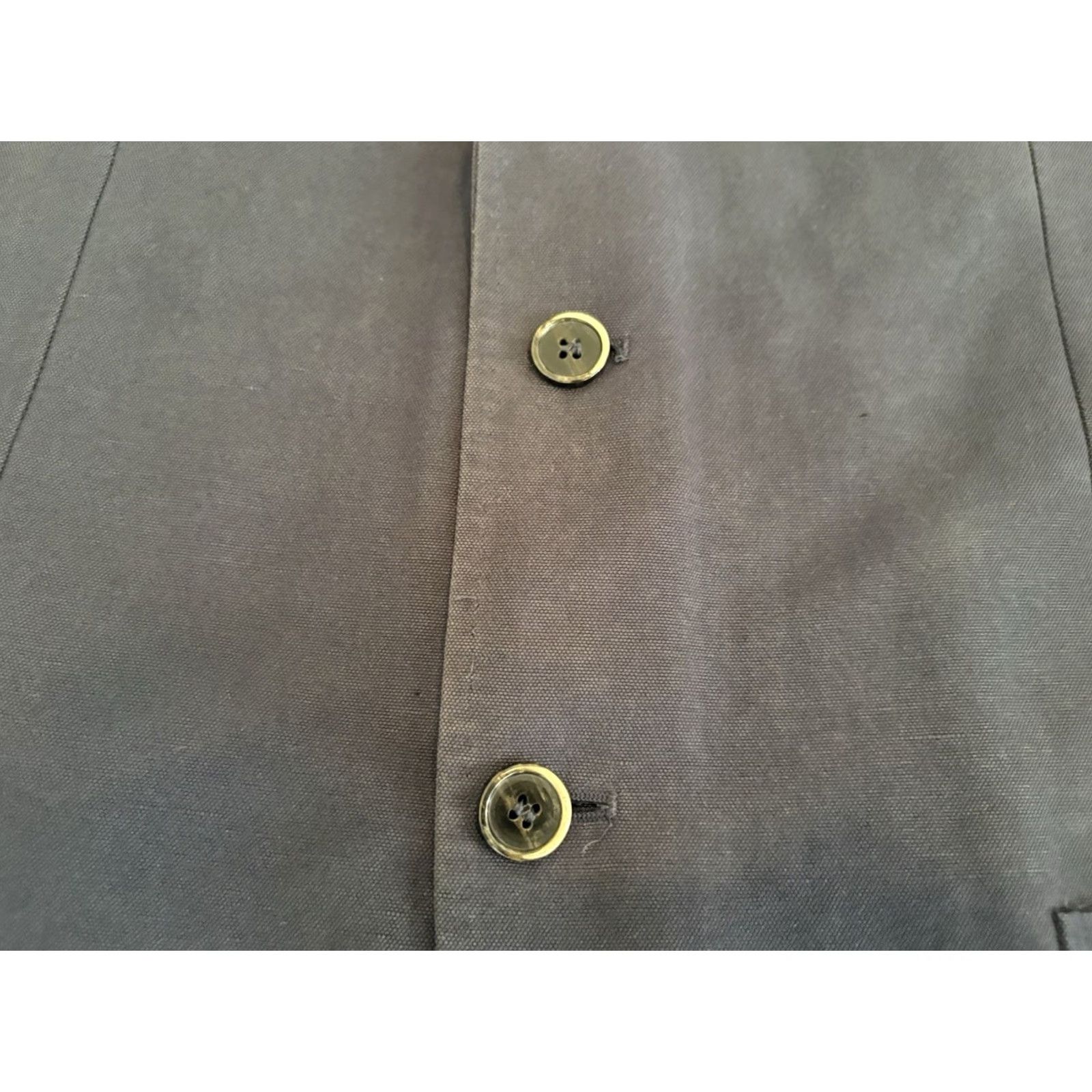 Ermenegildo Zegna Ermenegildo Zegna Blazer Jacket Mens 44 Two-Button Navy Blue Solid Sport Coat with Measurements 22" Pit to Pit 31" Back Length Size 44R - 7 Thumbnail