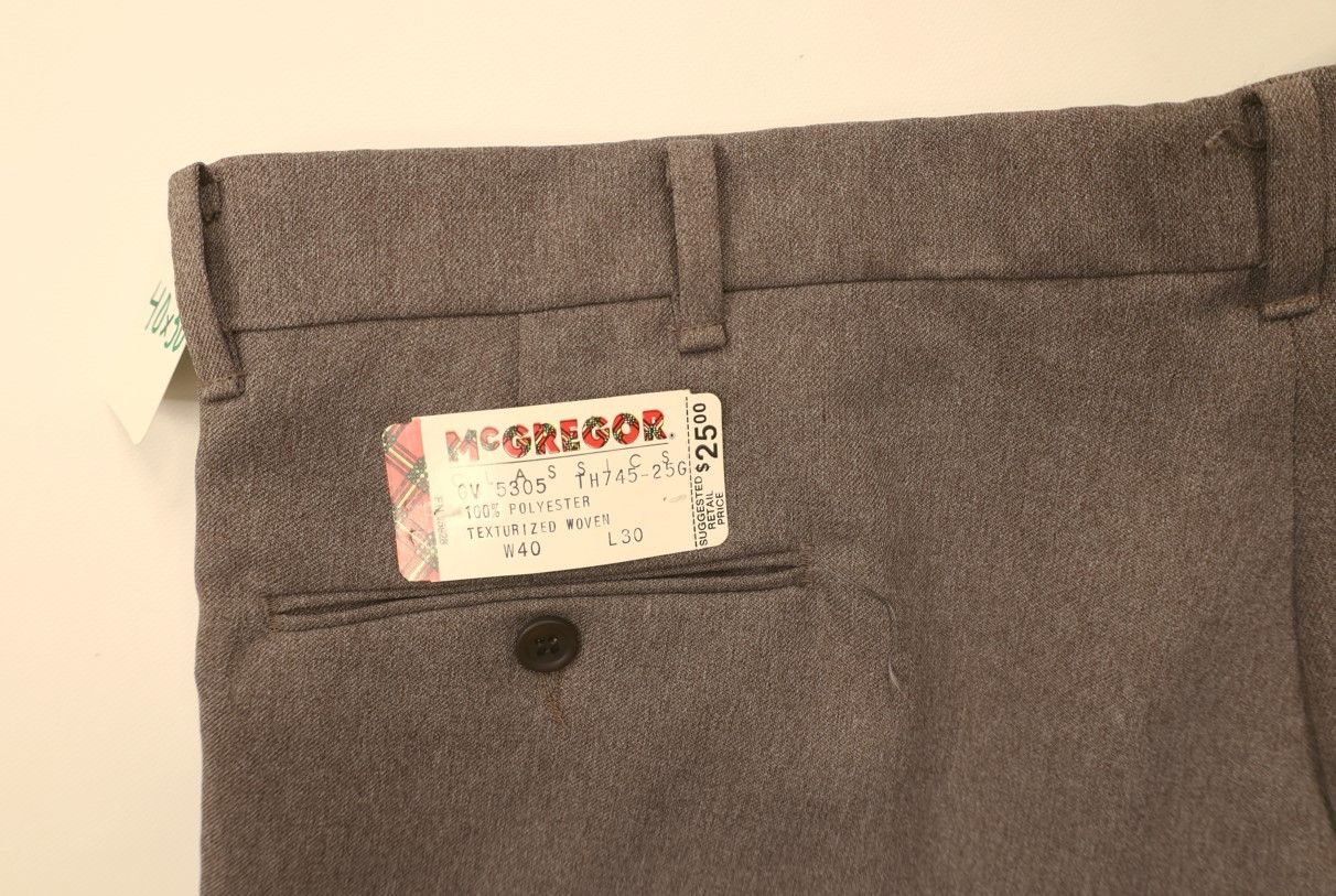 Vintage Deadstock Vintage 70s Streetwear Wide Leg Chino Pants USA Size US 40 / EU 56 - 13 Thumbnail