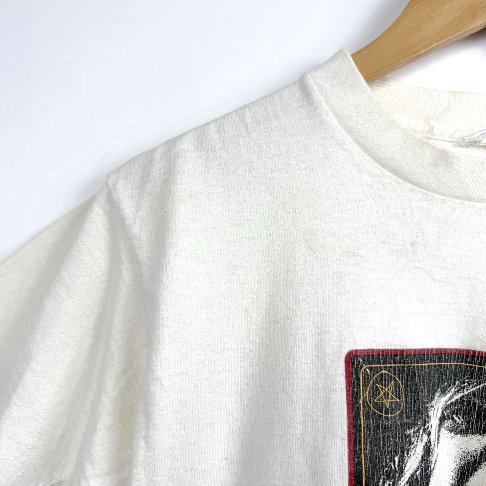 FUCT VINTAGE FUCT Shirt White 1990s Graphic Tee Men M Oxiclean Cracking Grunge Ozzy Osbourne Size Medium Size US M / EU 48-50 / 2 - 4 Thumbnail