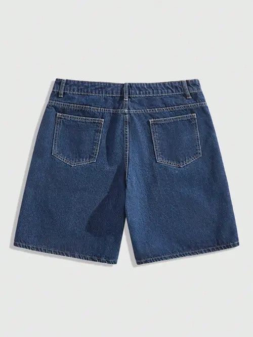 Japanese Brand × Vintage Skull Print Y2k Shorts Jorts Denim Size US 32 / EU 48 - 3 Thumbnail