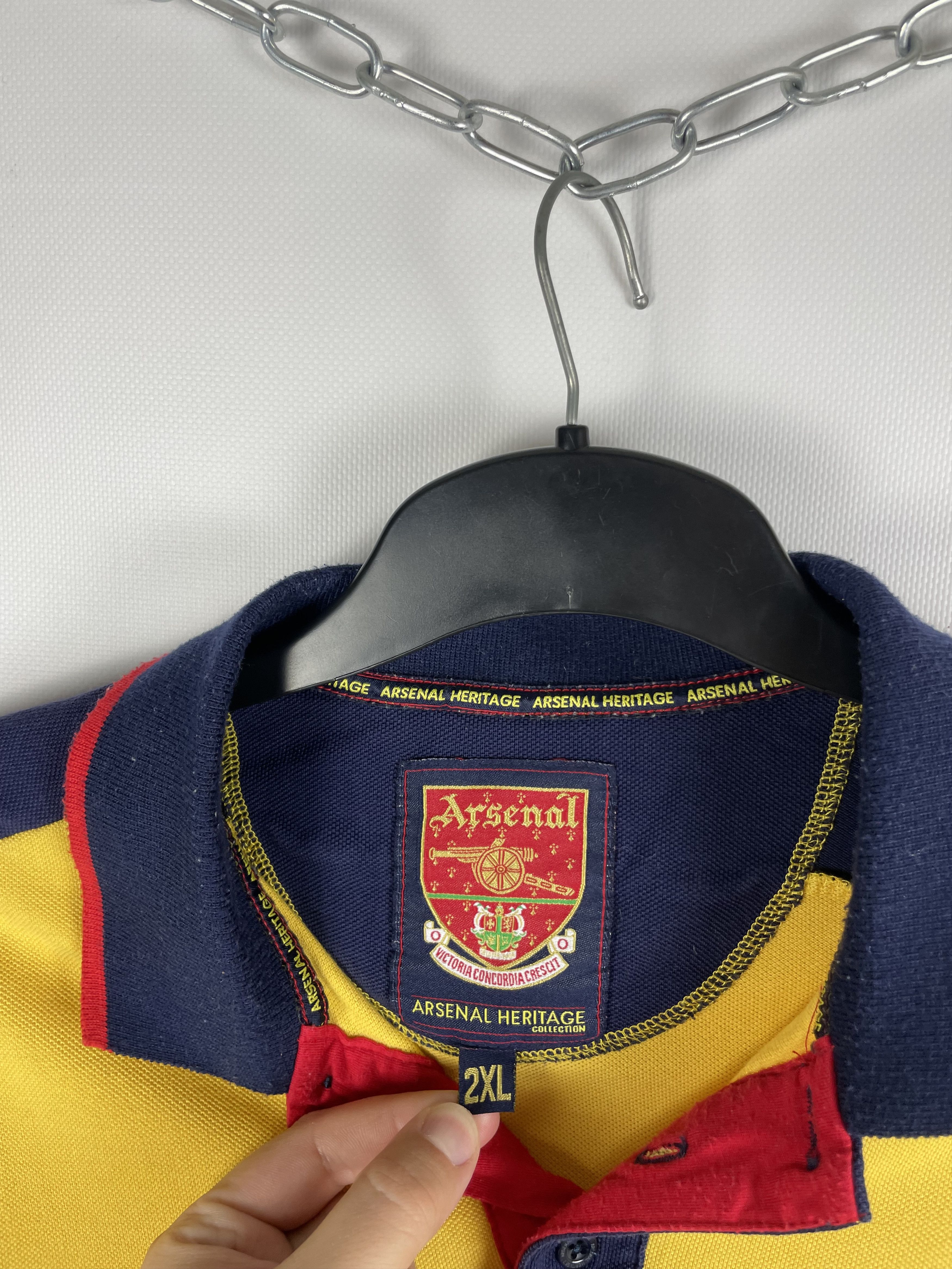 Vintage Vintage Arsenal Polo Size US XXL / EU 58 / 5 - 4 Thumbnail